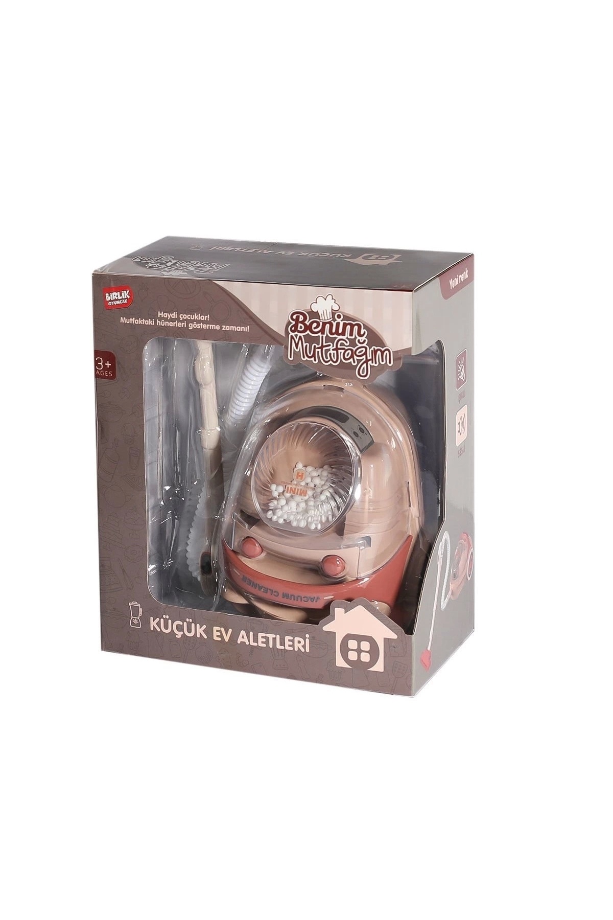 BİRLİK TOYS YH129-4S Sesli ve Işıklı Hareketli Elektrik Süpürgesi -Bilriktoys