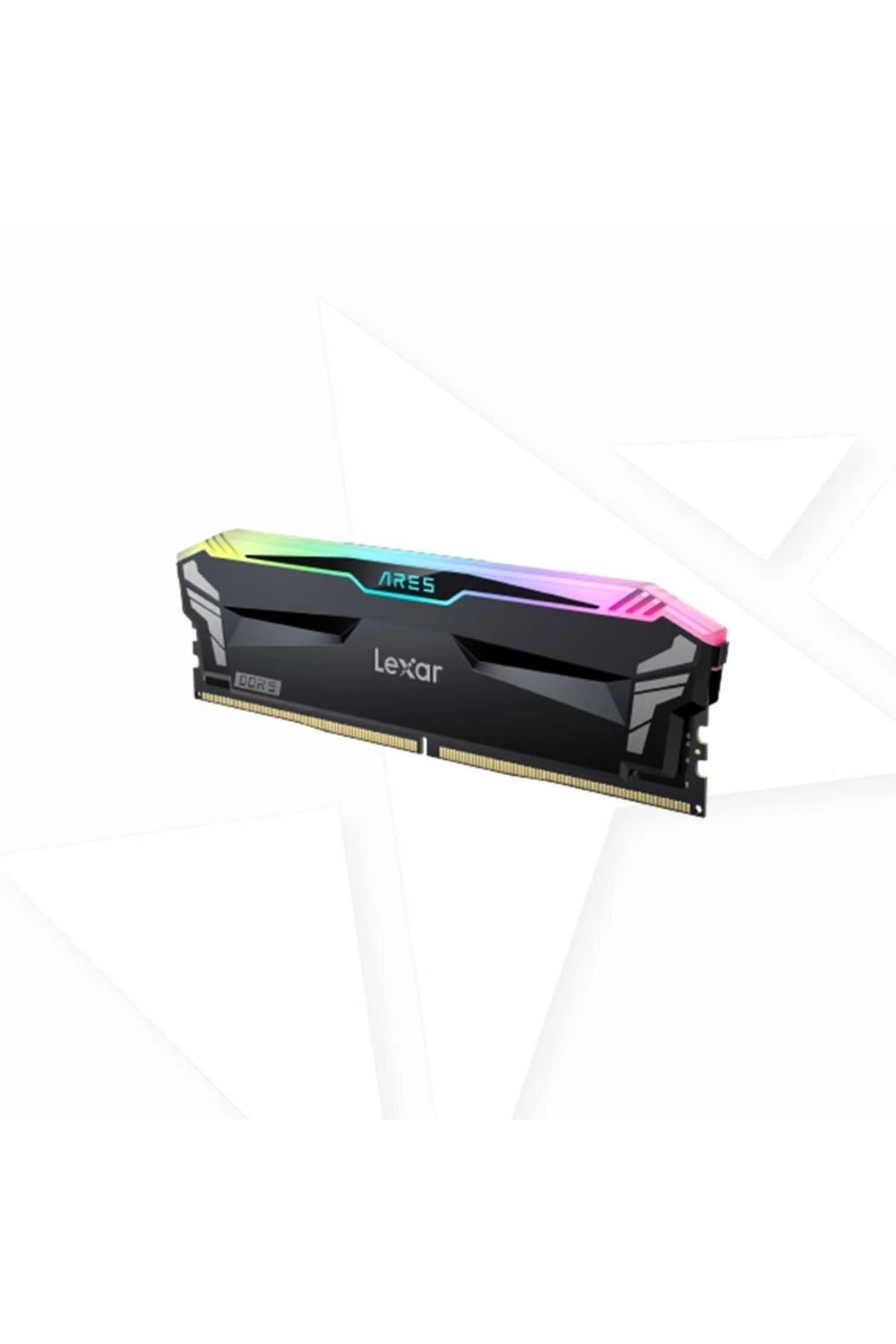 Lexar-ذاكرة ARES RGB DDR5 سعة 32 جيجابايت (2x16 جيجابايت) بتردد 6400 ميجاهرتز 3