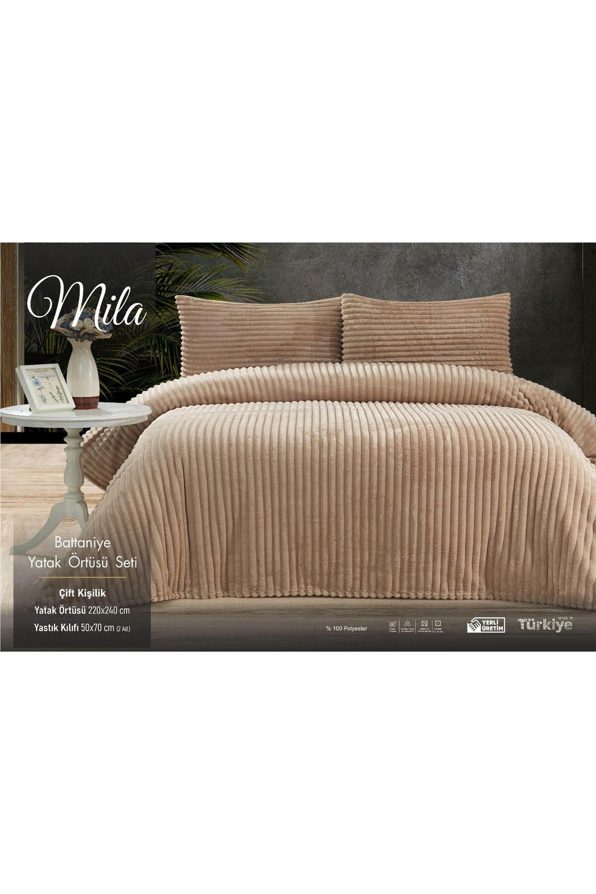 Coperta-Double Blanket - Brown - Striped 1