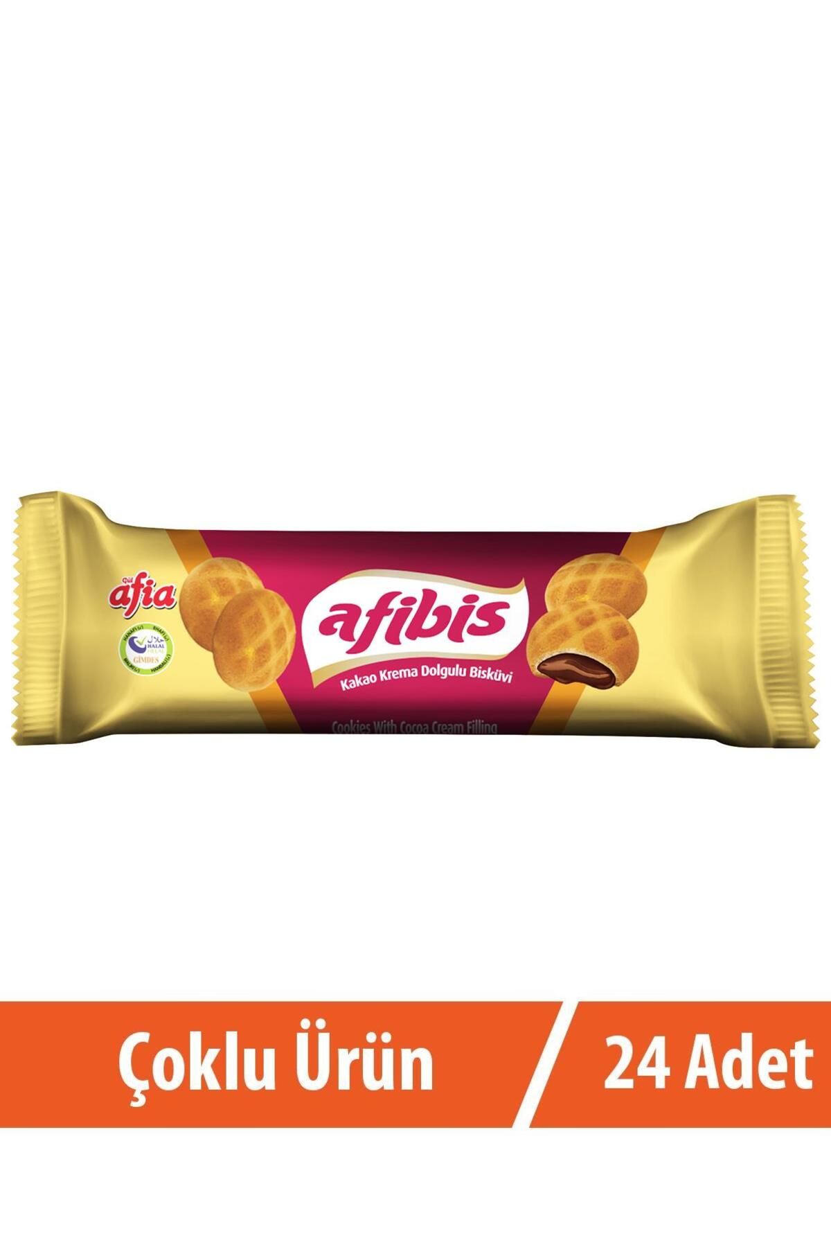 Afia-Afibis Cocoa Cream Filled Biscuit 24X75 Gr 1