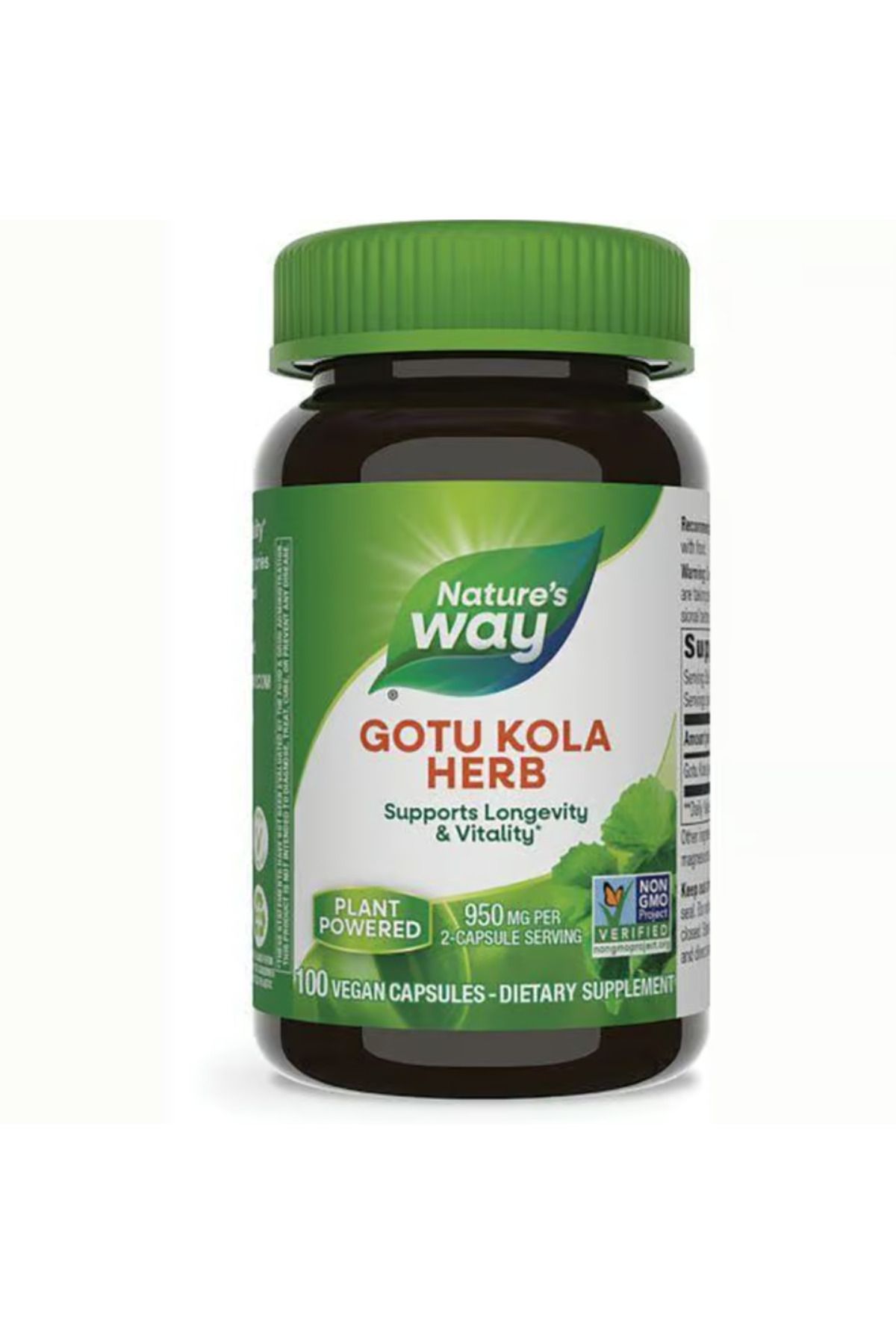 Nature's Way , Gotu Kola 950 mg 100 Vegan Capsules vr33