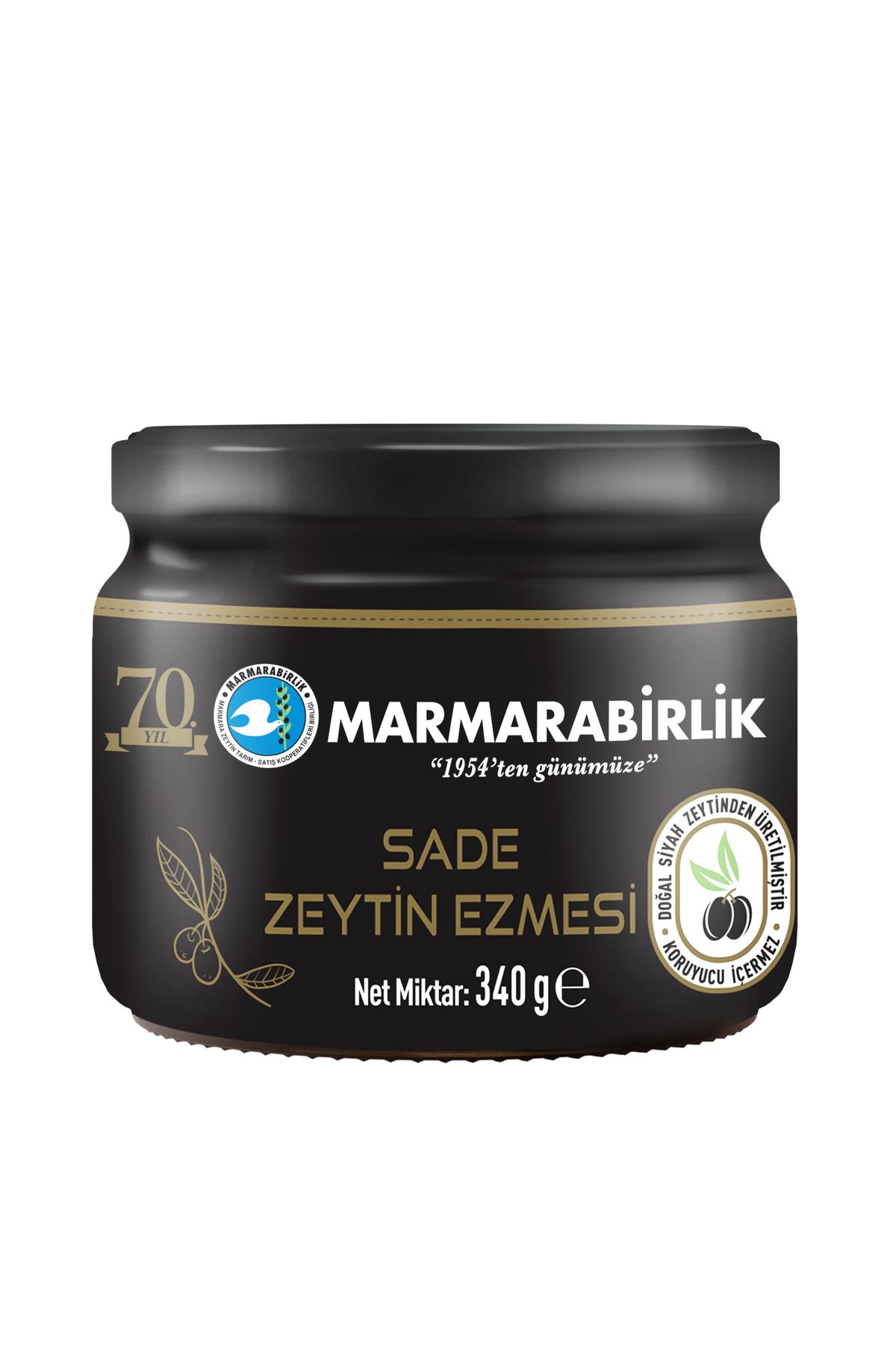 MarmaraBirlik Cam Sade Ezme 340 Gr X12 ADET