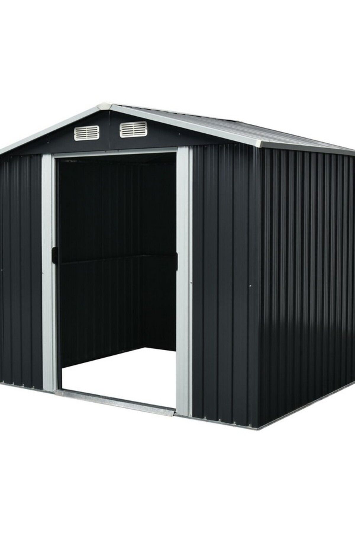 Generic-Durable and High Quality Basic Metal Storage Shed 6 x 8ft 3