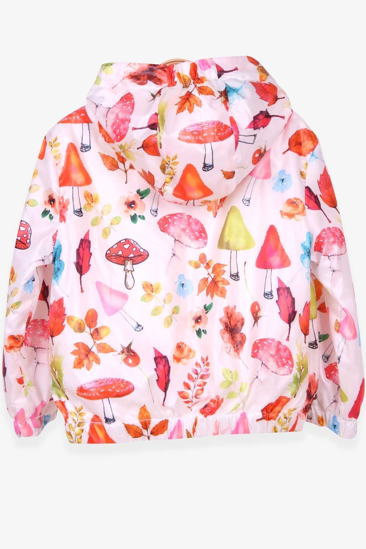 Breeze Kız Çocuk Yağmurluk Sonbahar Desenli 1-6 Yaş, Ekru fotoğrafı 2 (önizleme)