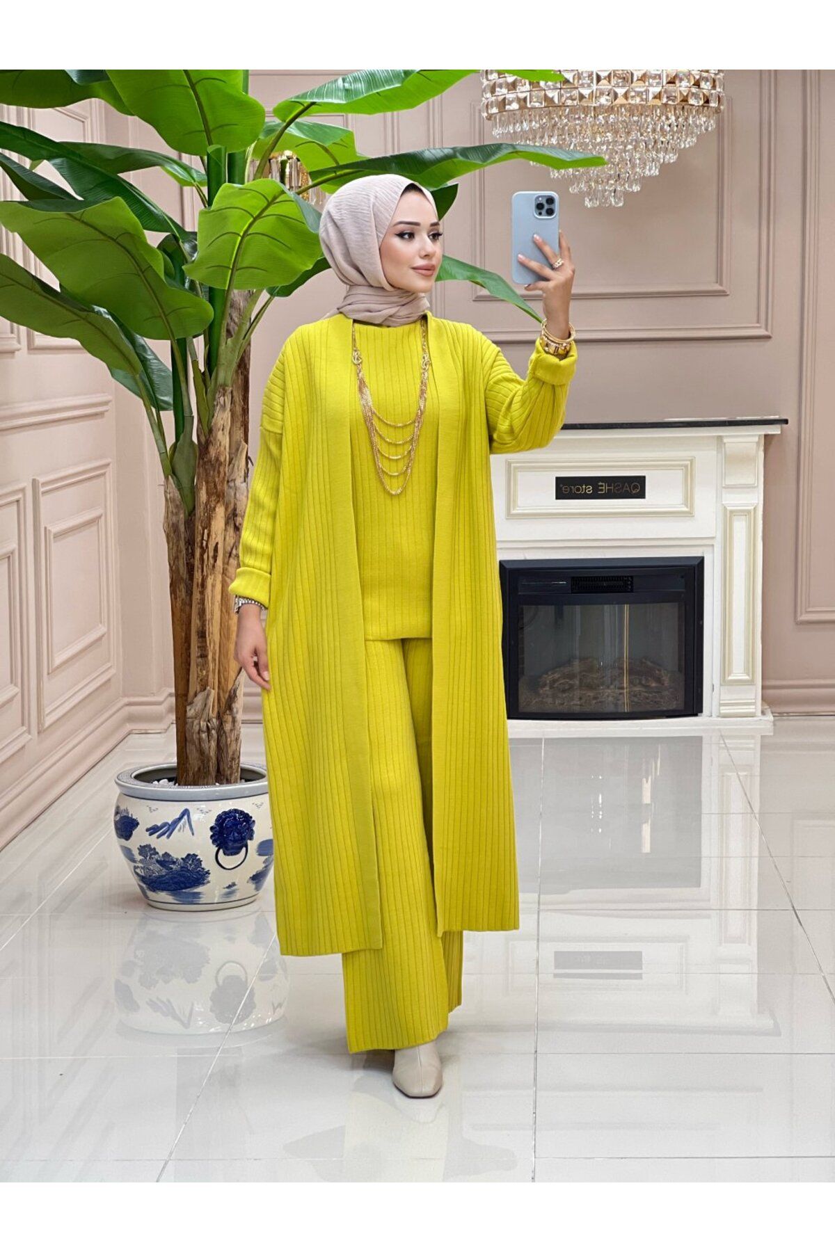 Butikkolik-Two Piece Sets - Yellow - Regular fit 1