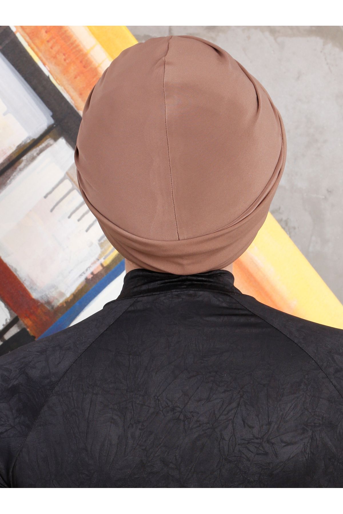 Differenza-Sandy Wrapped Bonnet - Tan 2