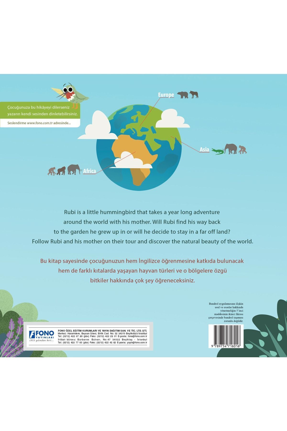 Fono Yayınları Flying Around The World (ingilizce Sesli Hikaye) fotoğrafı 4 (önizleme)