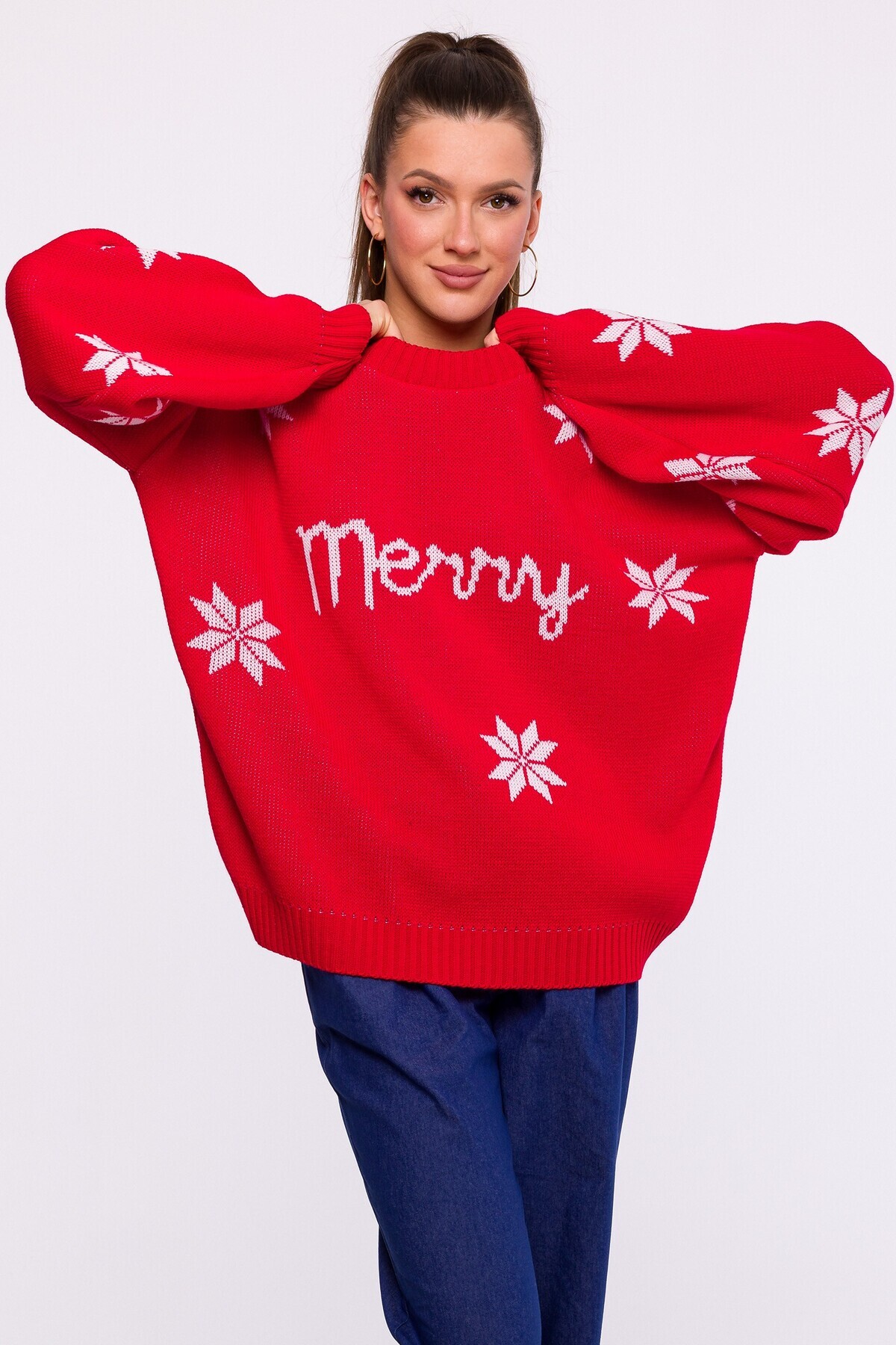 Made of Emotion-Women's oversized Christmas sweater 1