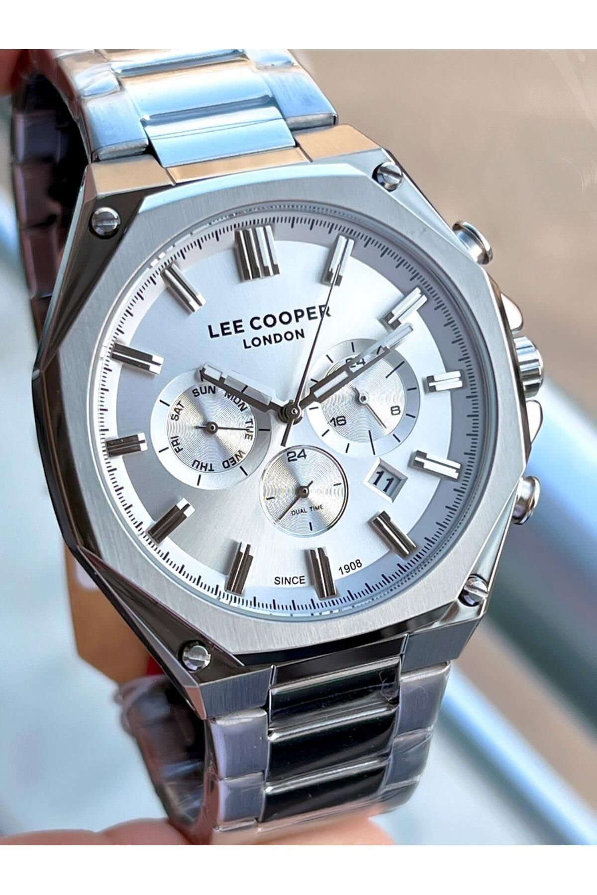 Lee Cooper-Watch - White - Silver 3