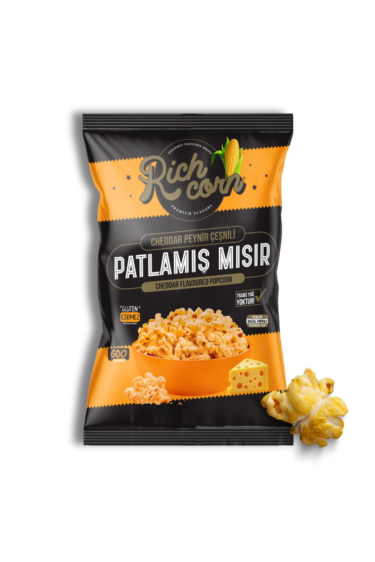 Rich Corn Cheddar Peynir Çeşnili Patlamış Mısır