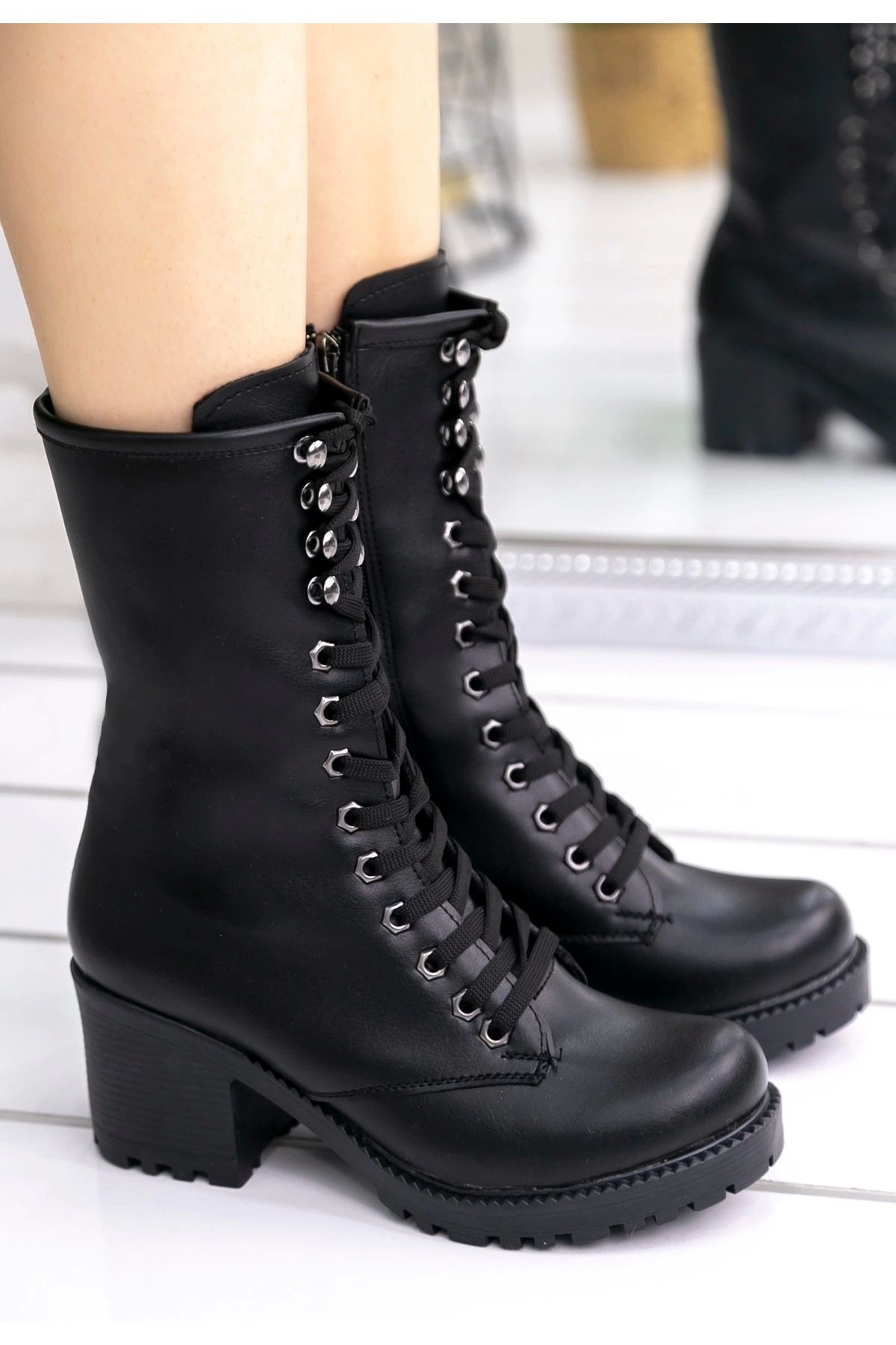 MODİCİTY-Robinat Black Leather Boot 3