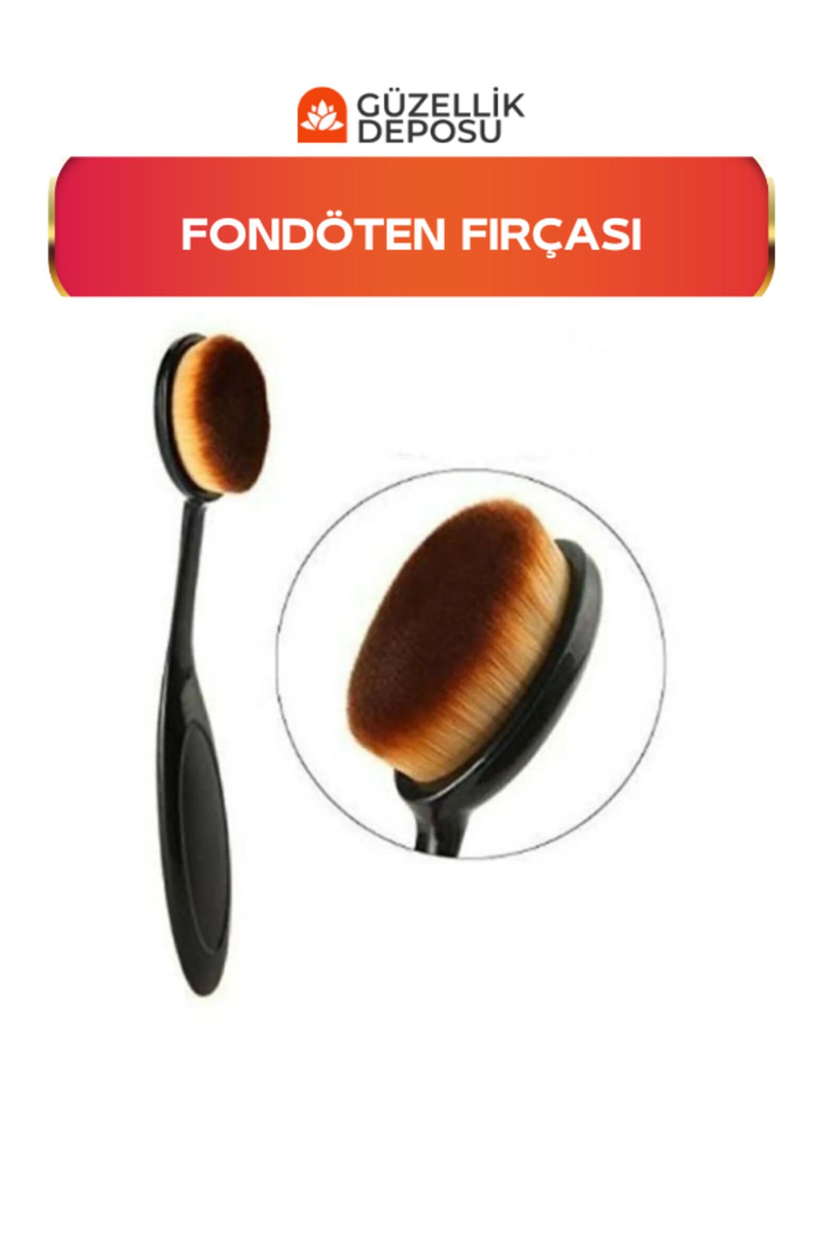 Güzellik Deposu-Classic Spoon Brush & Foundation Brush 1