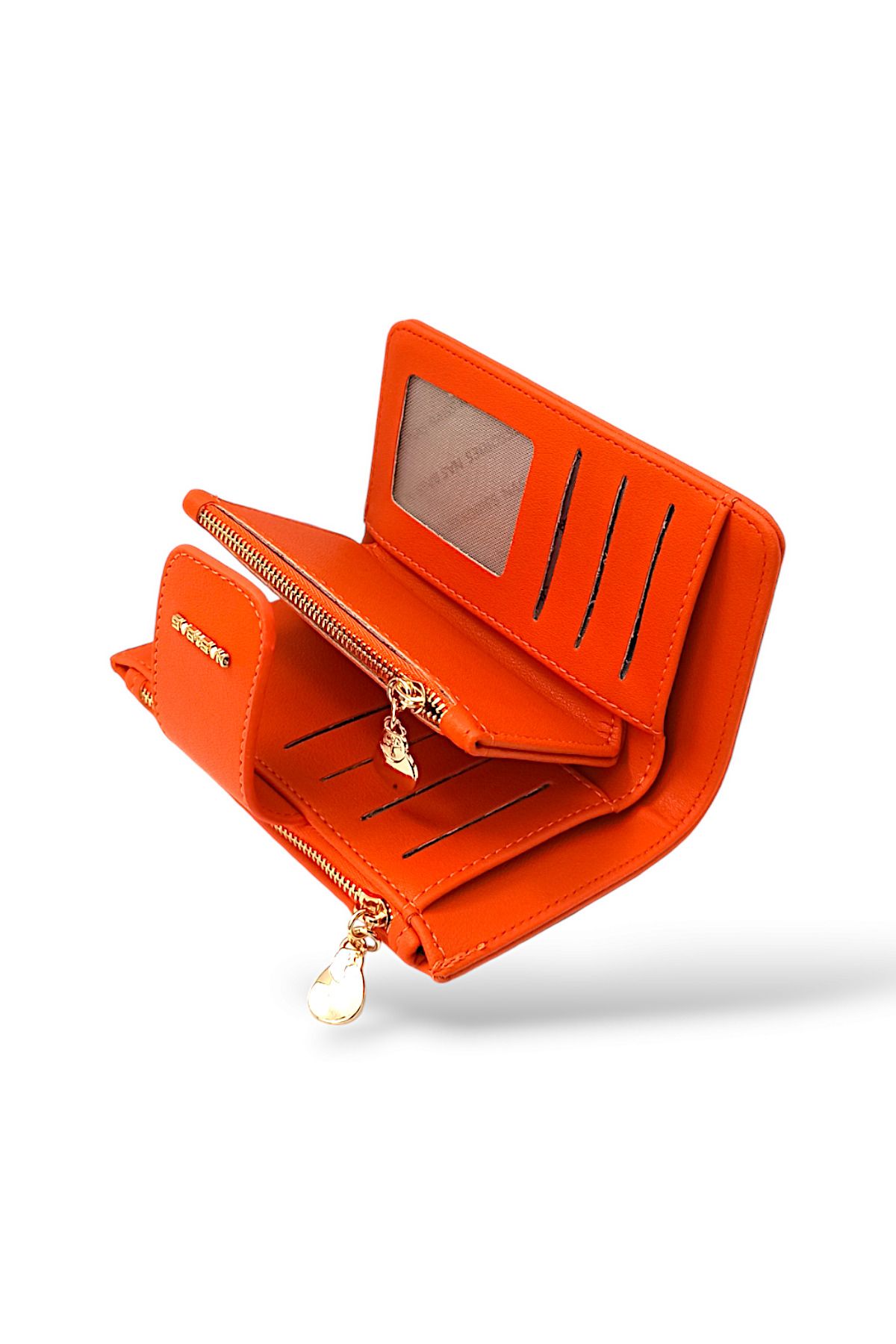 Çlk Accessories-Wallet - Orange - Plain 5