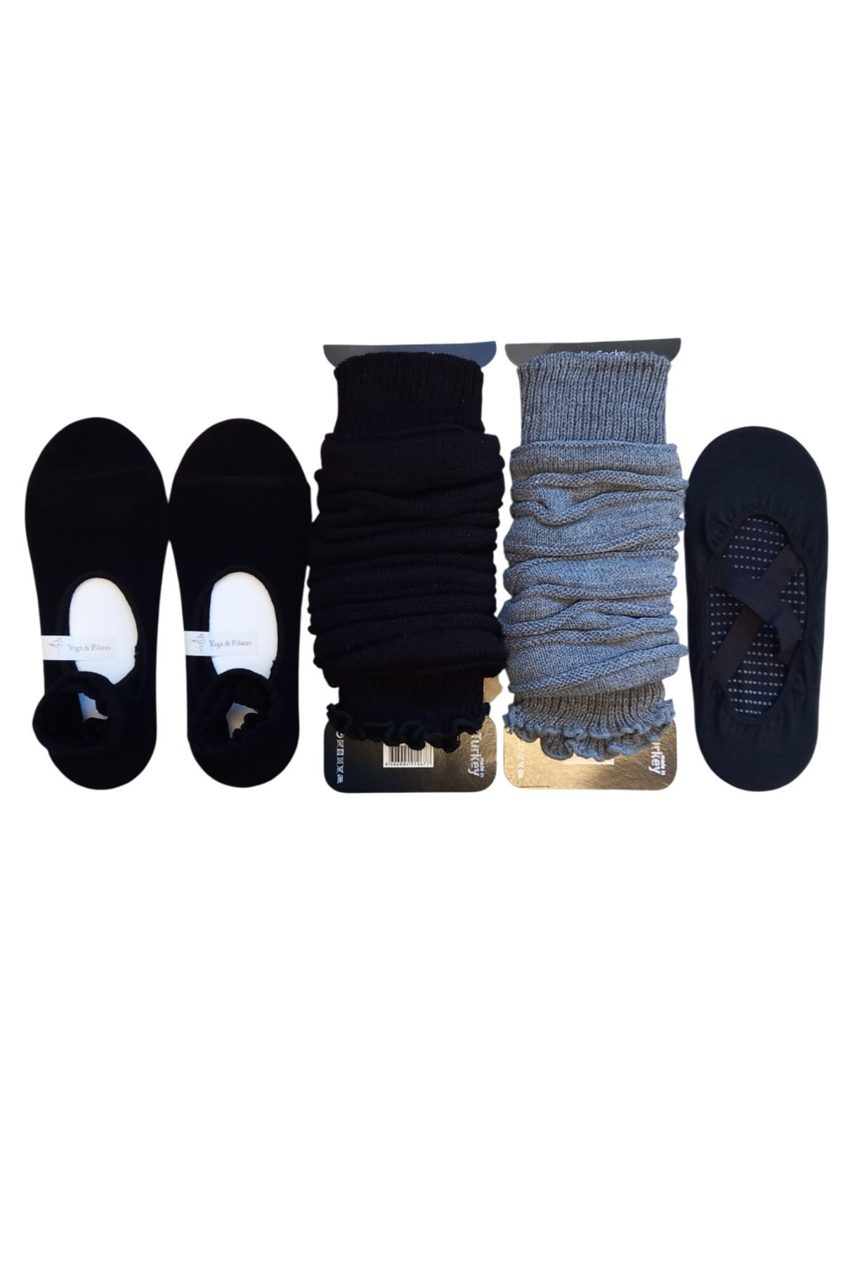 shefox Pachet De 5 Set De Accesorii Pentru Șosete Sport Yoga Pilates Meditație Jambiere Femeie - 36 – 40
