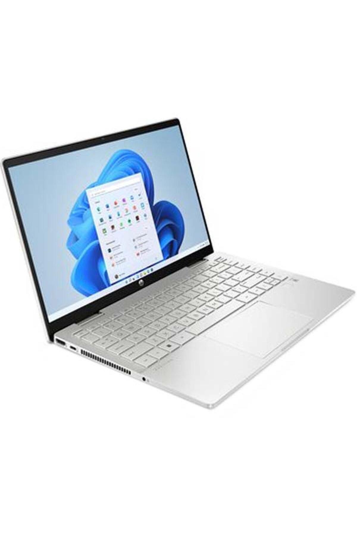 HP-كمبيوتر محمول 2 في 1 Pavilion X360 14EK0021NE، معالج Core i5 من الجيل الثاني عشر بسرعة 3.3 جيجاهرتز وذاكرة وصول عشوائي سعة 8 جيجابايت وذاكرة تخزين سعة 512 جيجابايت ونظام تشغيل Windows 11 وشاشة 14 بوصة عالية الدقة باللون الفضي 4