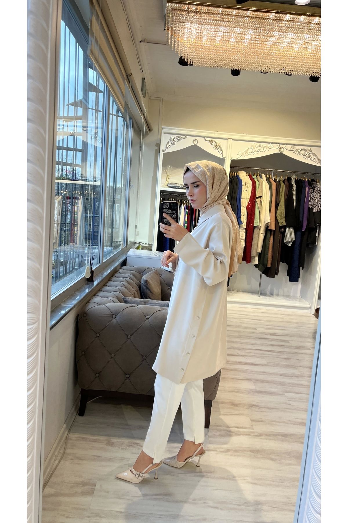 Invee-Invee 7053 Cream Shirt 2