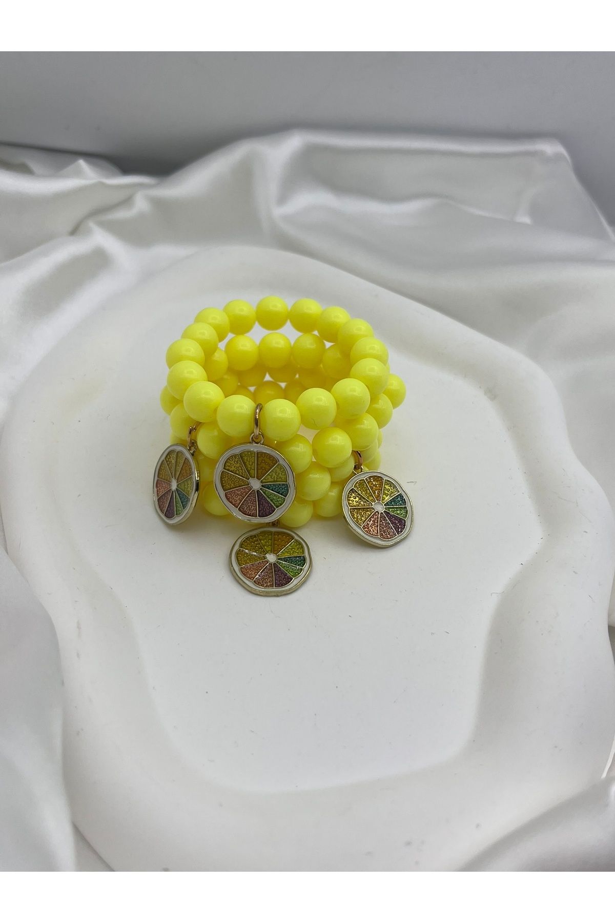 Yıldız Accessory-Bracelet - Yellow - Bead 2