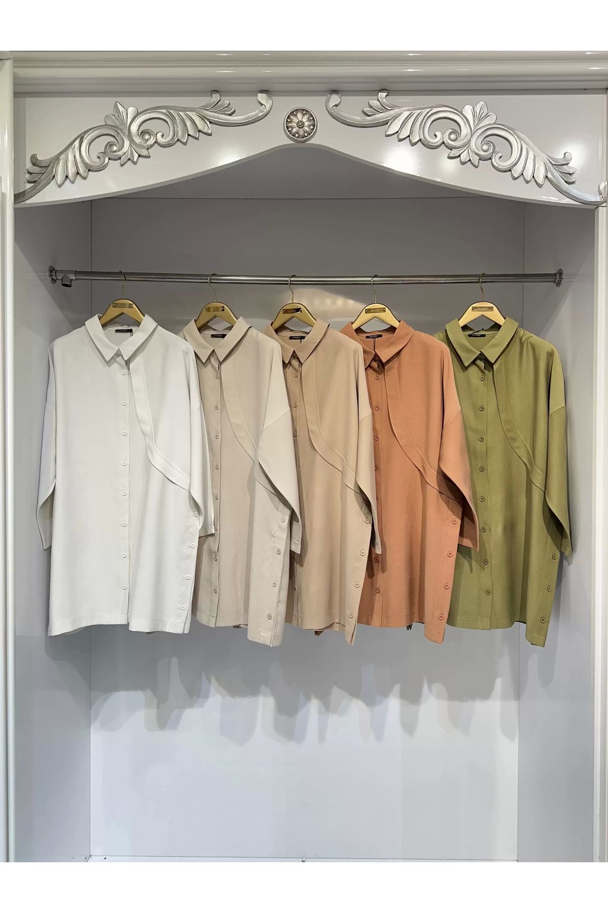 Invee-Invee 7053 Cream Shirt 4