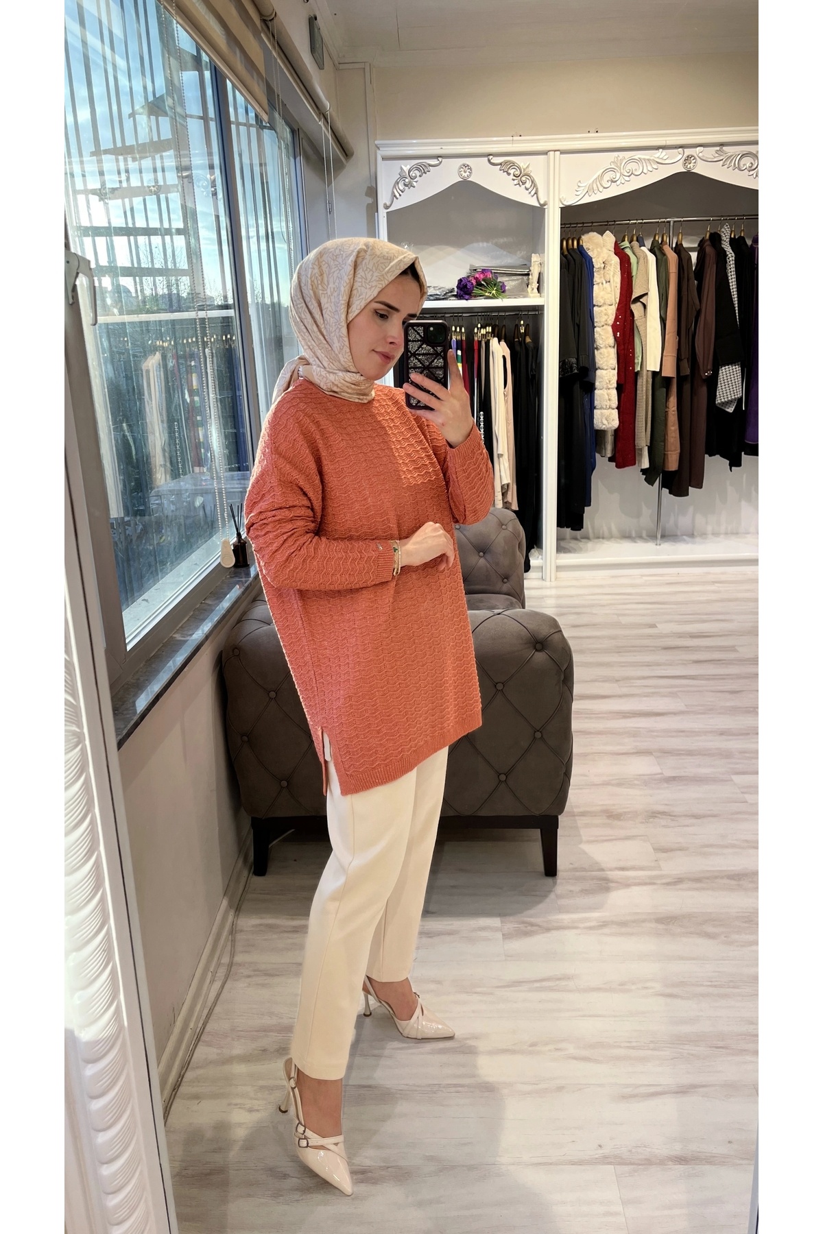 Invee-Invee 7063 Glitter Knitwear Tunic 2