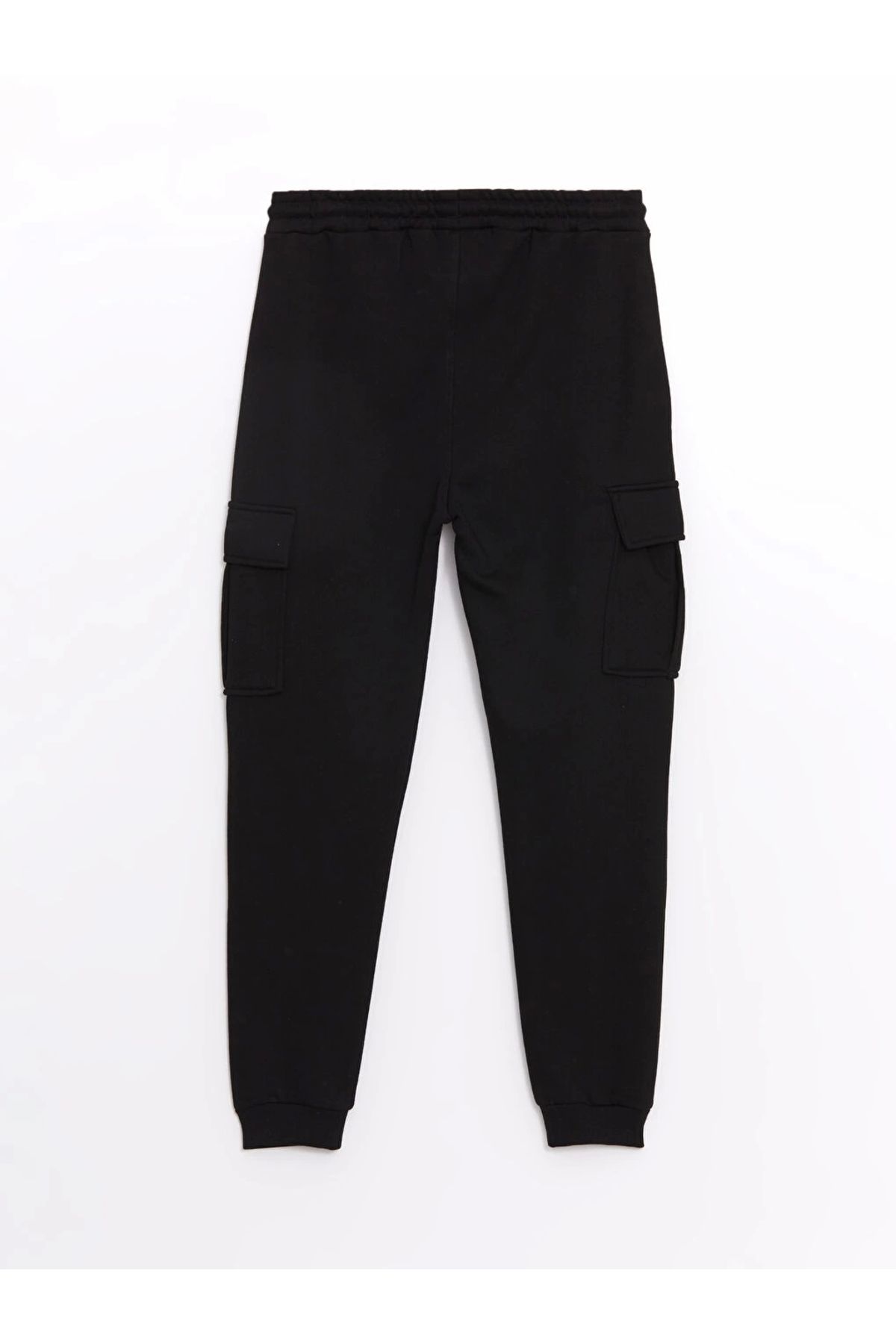 LC Waikiki-Xside Black Standard Fit Men's Thick Jogger Sweatpants 5