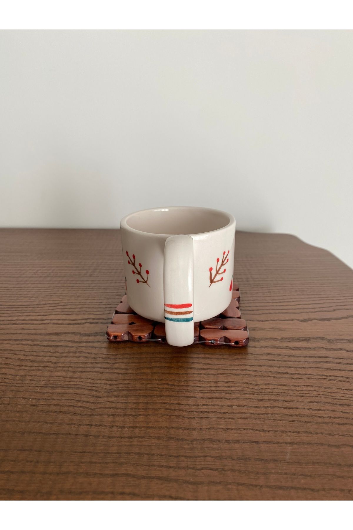 FaBü Sanat Atölyesi-Mug - Red - Ceramic 4