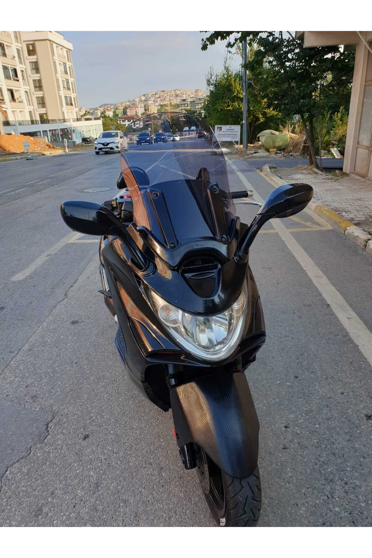 Kymco Xciting 250 500 İ Siperlik Ön Cam 2008 2012 Model 62cm Füme Renkli 4mm