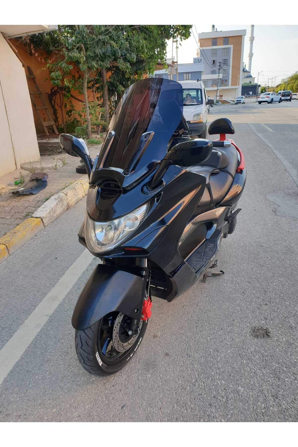 Kymco Xciting 250 500 İ Siperlik Ön Cam 2008 2012 Model 62cm Siyah Renkli 4mm