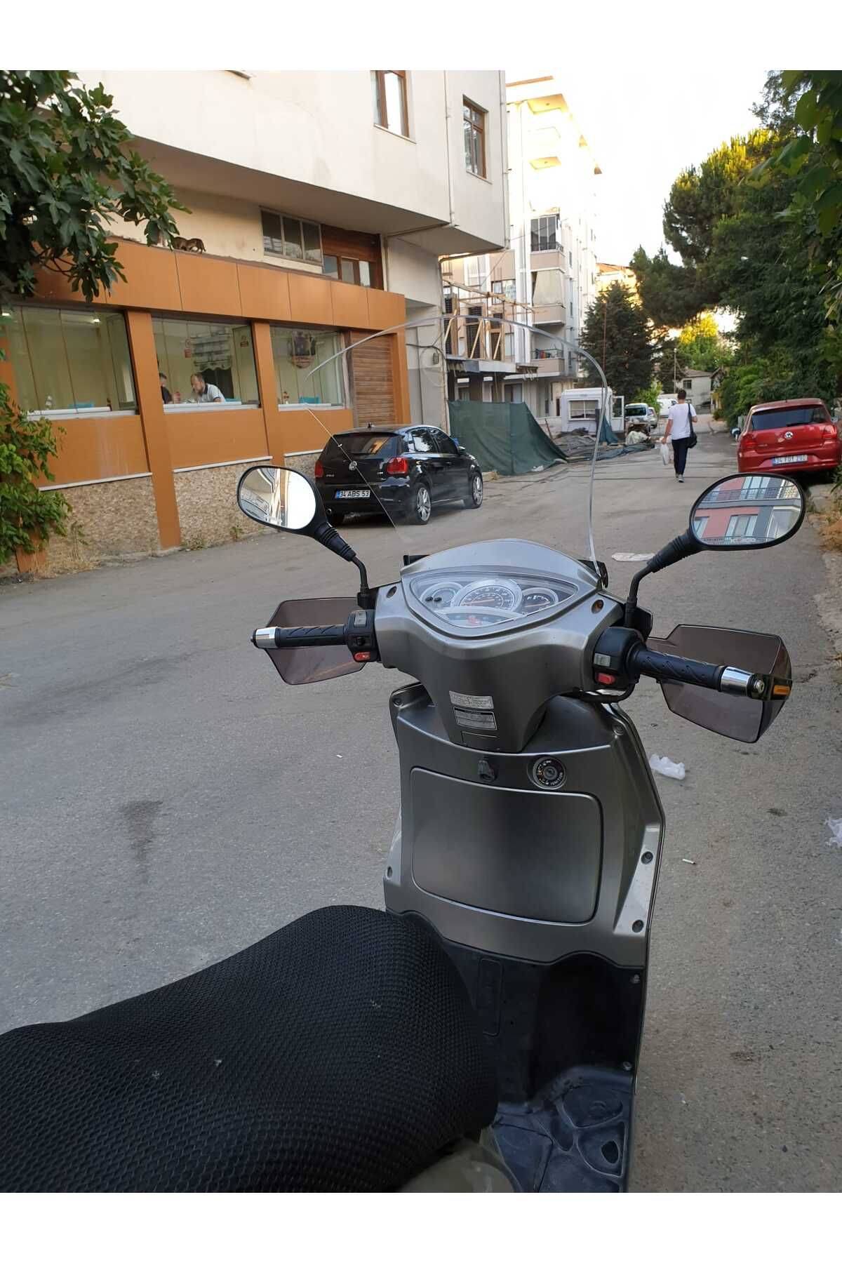 Kymco People S 200 Siperlik Ön Cam 2011 Model 48cm Şeffaf Renkli 4mm UZUN CAM