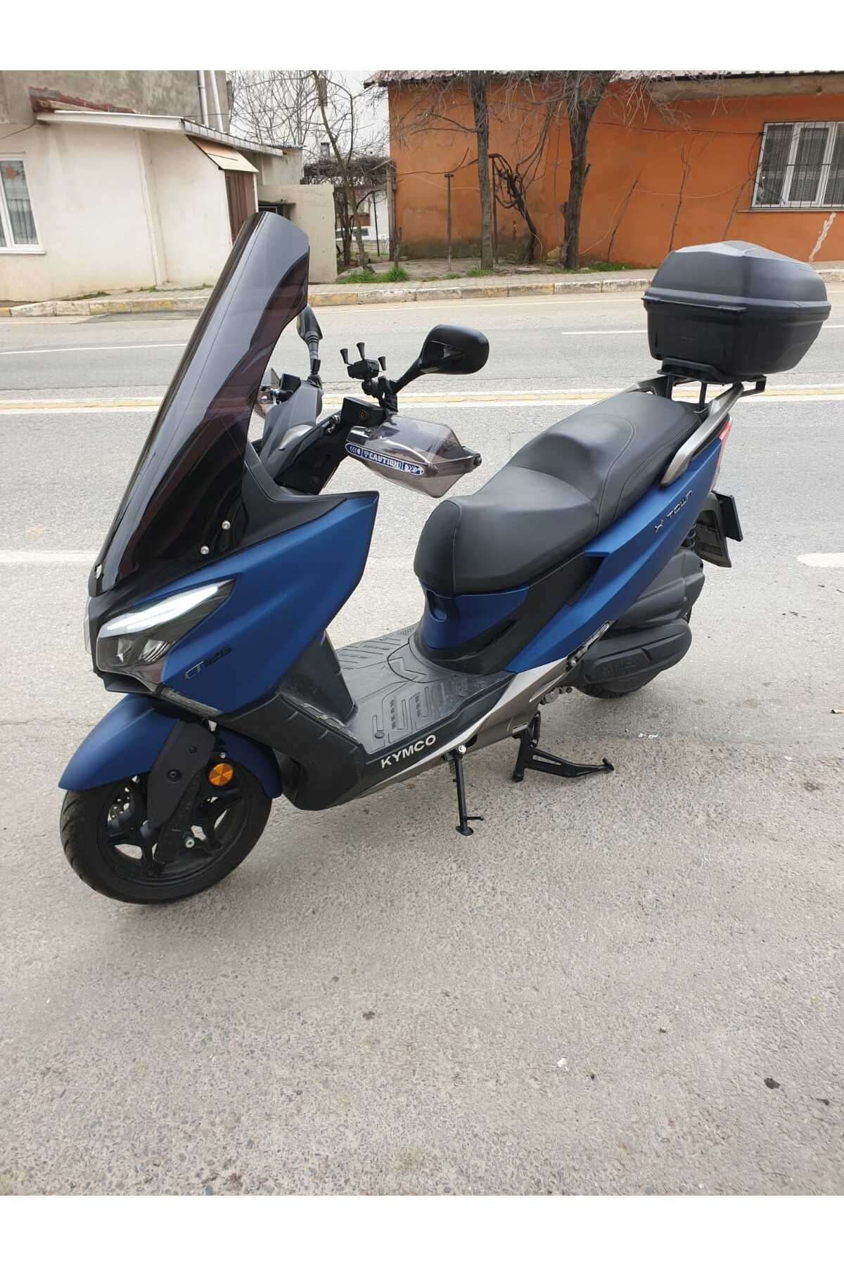 Kymco Xtown 250 İ Siperlik Ön Cam 2020 2025 Model 83cm Siyah Renkli 4mm UZUN CAM