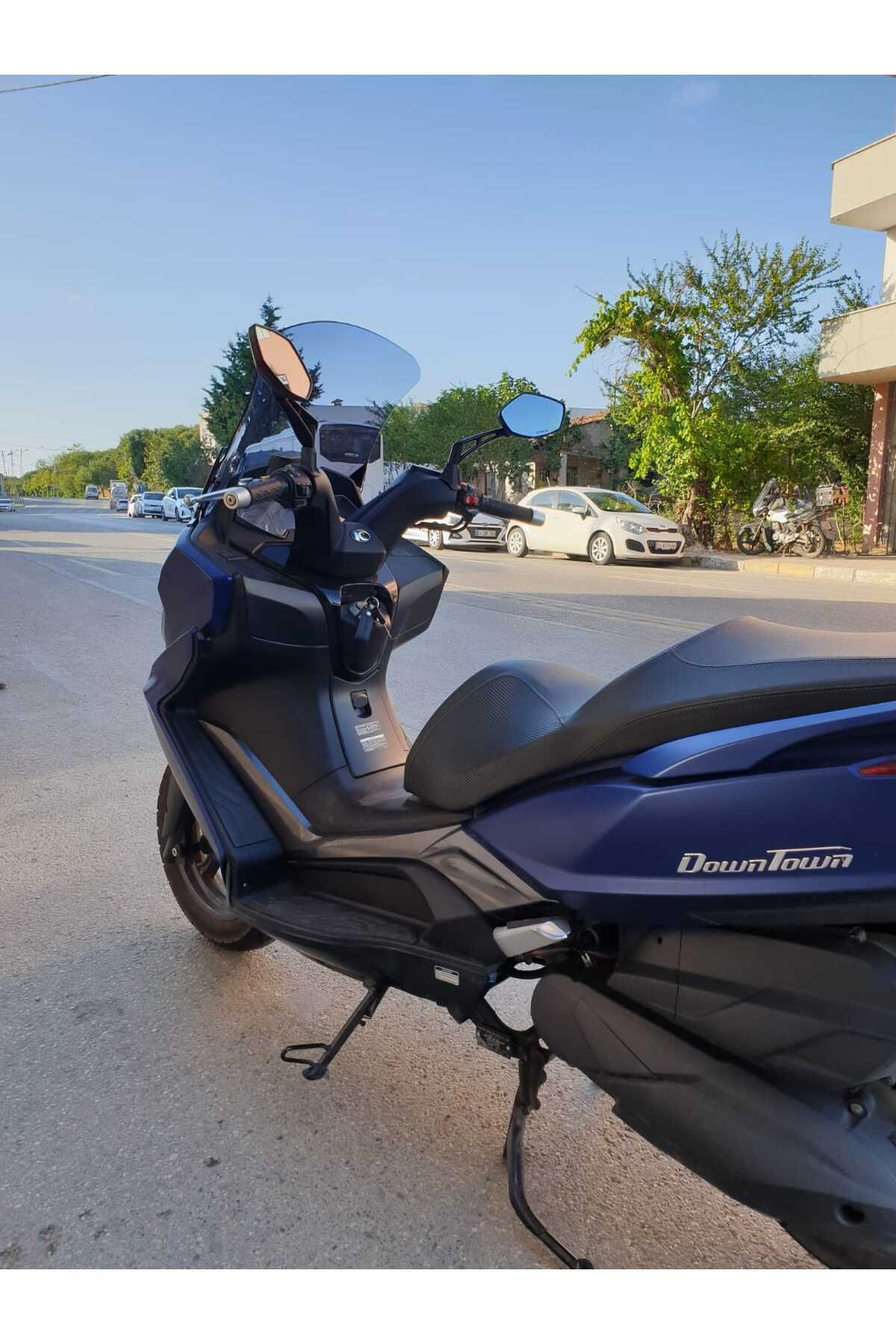 Kymco Downtown 250i Siperlik Ön Cam 2016 2025 Model 78cm Füme Renkli 4mm UZUN CAM
