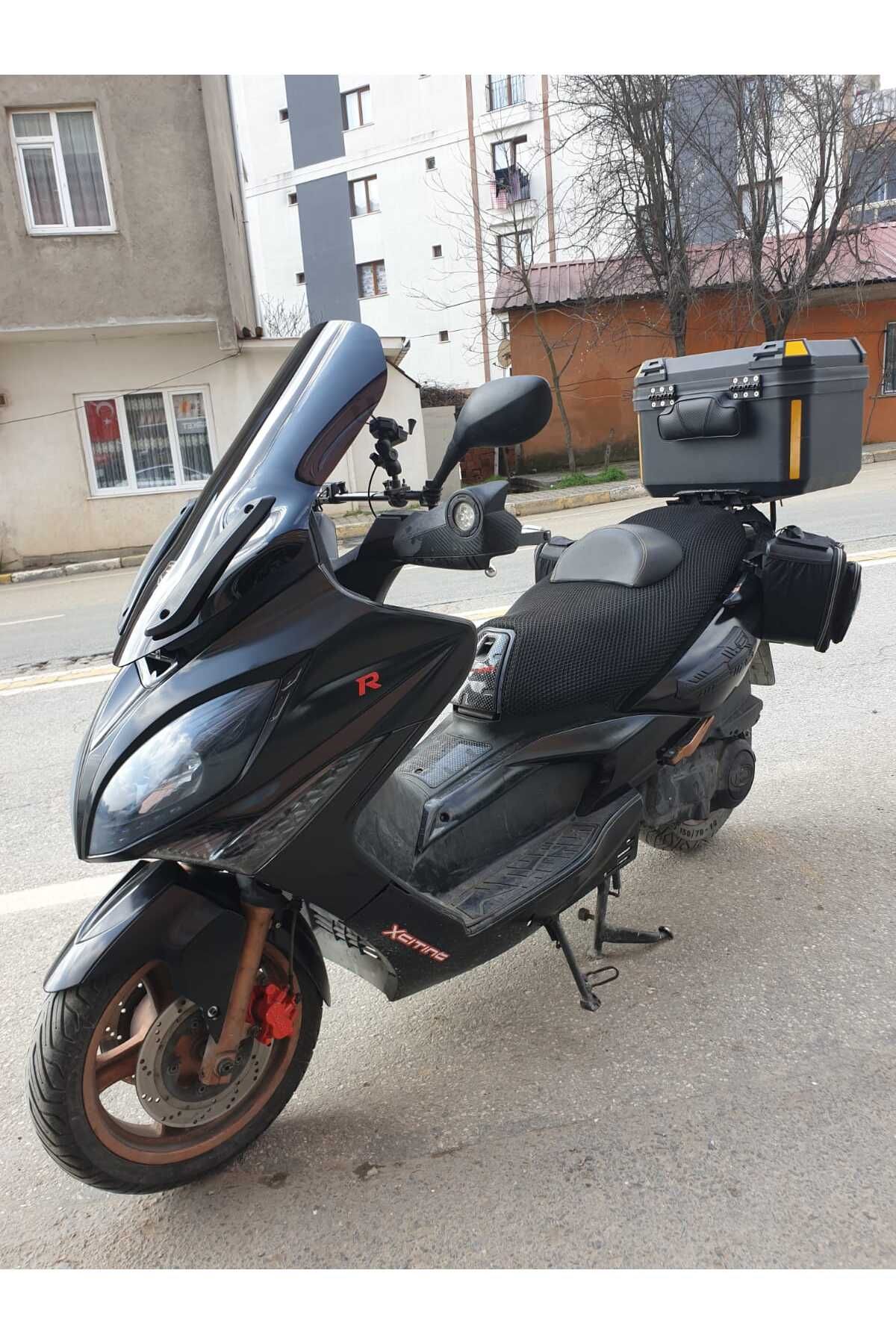 Kymco Xciting 250 500 R Siperlik Ön Cam 2010 2011 Model 72cm Siyah Renkli 4mm UZUN CAM