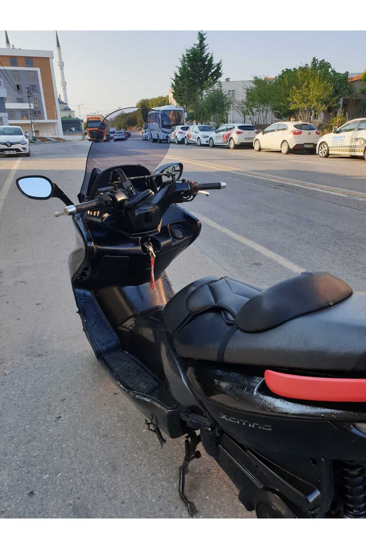 Kymco Xciting 250 500 İ Siperlik Ön Cam 2008 2012 Model 62cm Füme Renkli 4mm