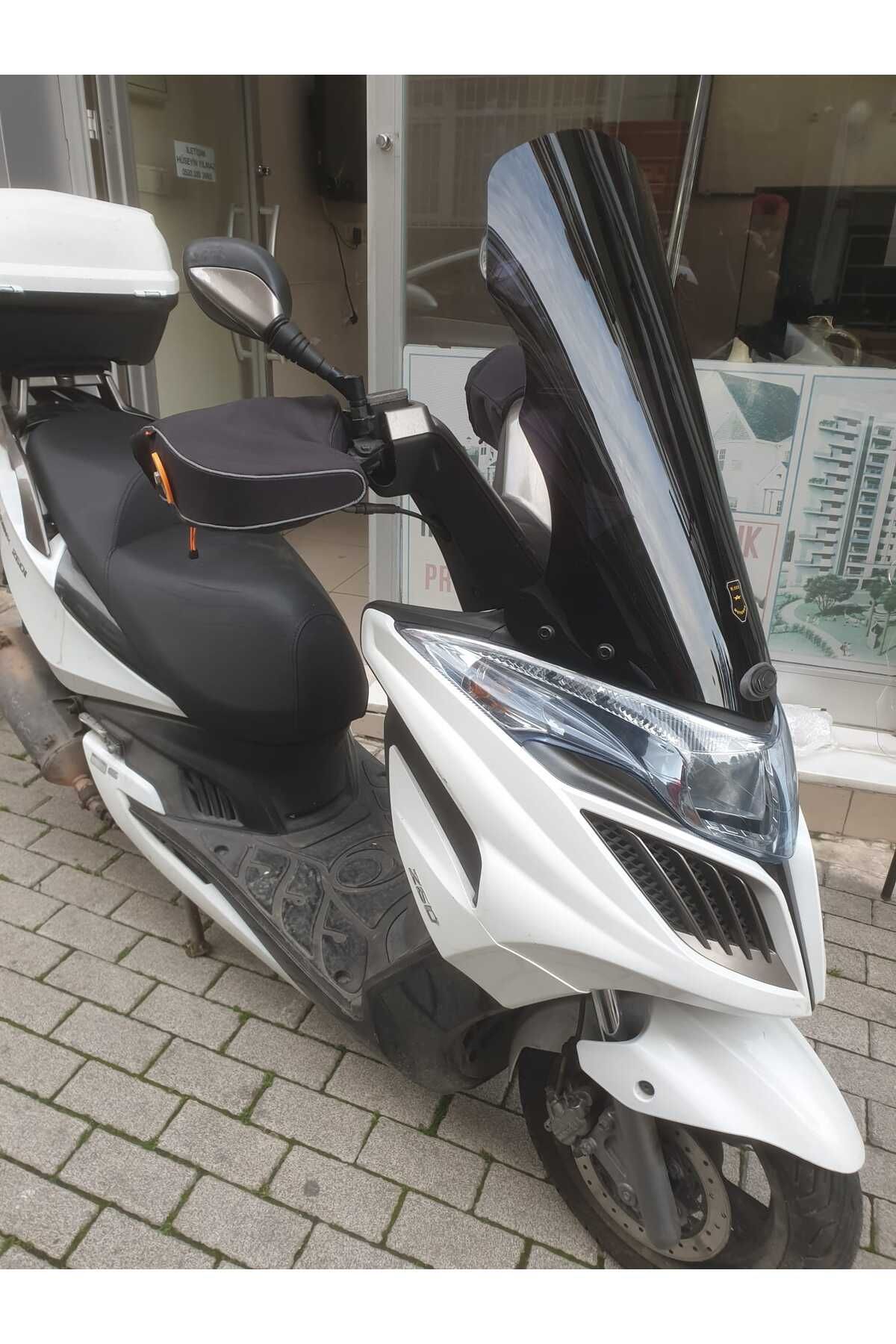 Kymco G Dink 150 250i Siperlik Ön Cam 2013 Model 66cm Siyah Renkli 4mm