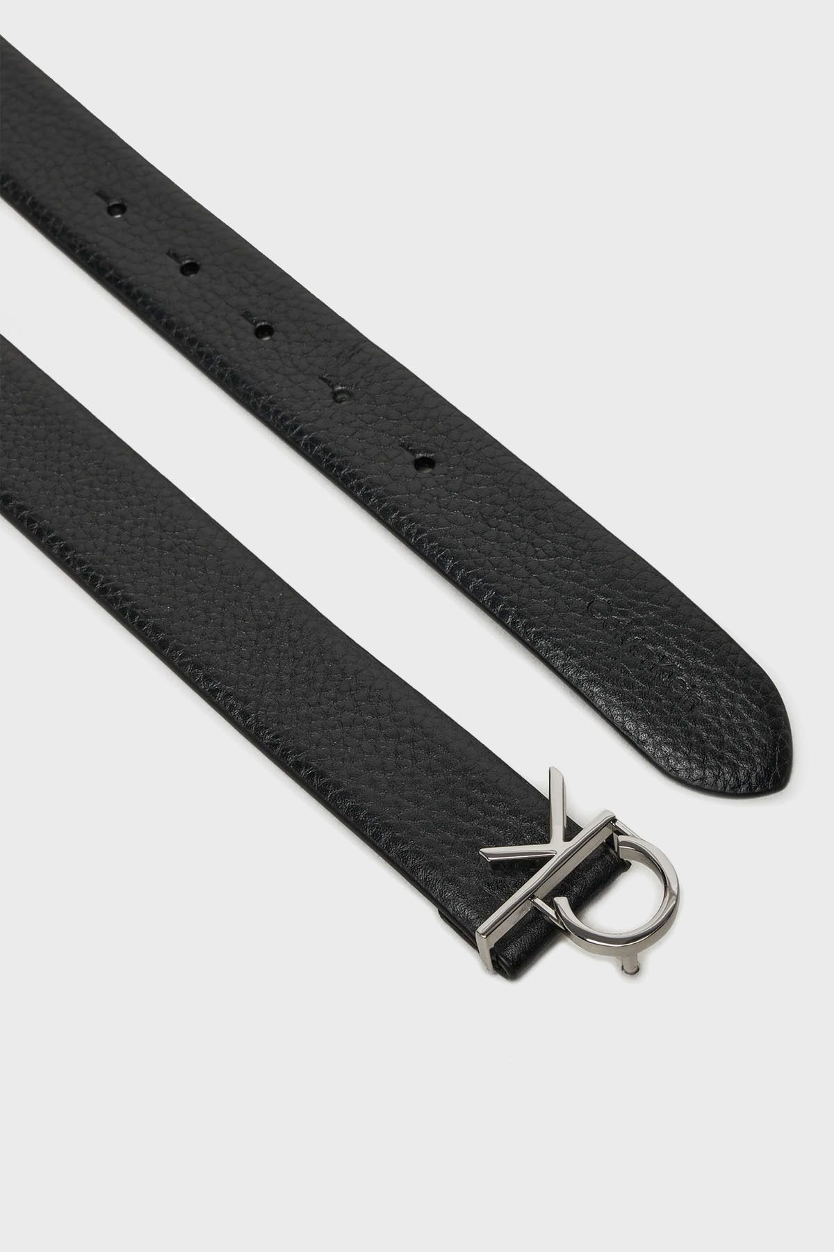 Calvin Klein-Δερμάτινη ζώνη με λογότυπο - K60K 613073 Μοντέλο BEH 2