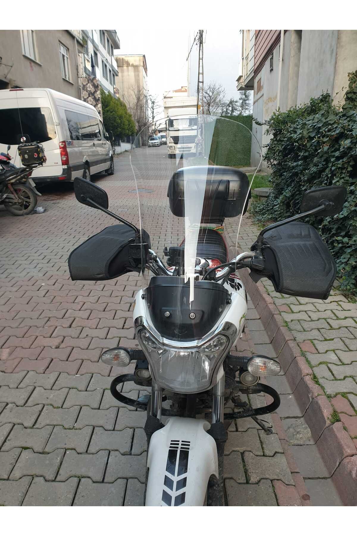 Bajaj V15 Siperlik Ön Cam 2017 2018 Model 57cm Şeffaf Renkli 4mm