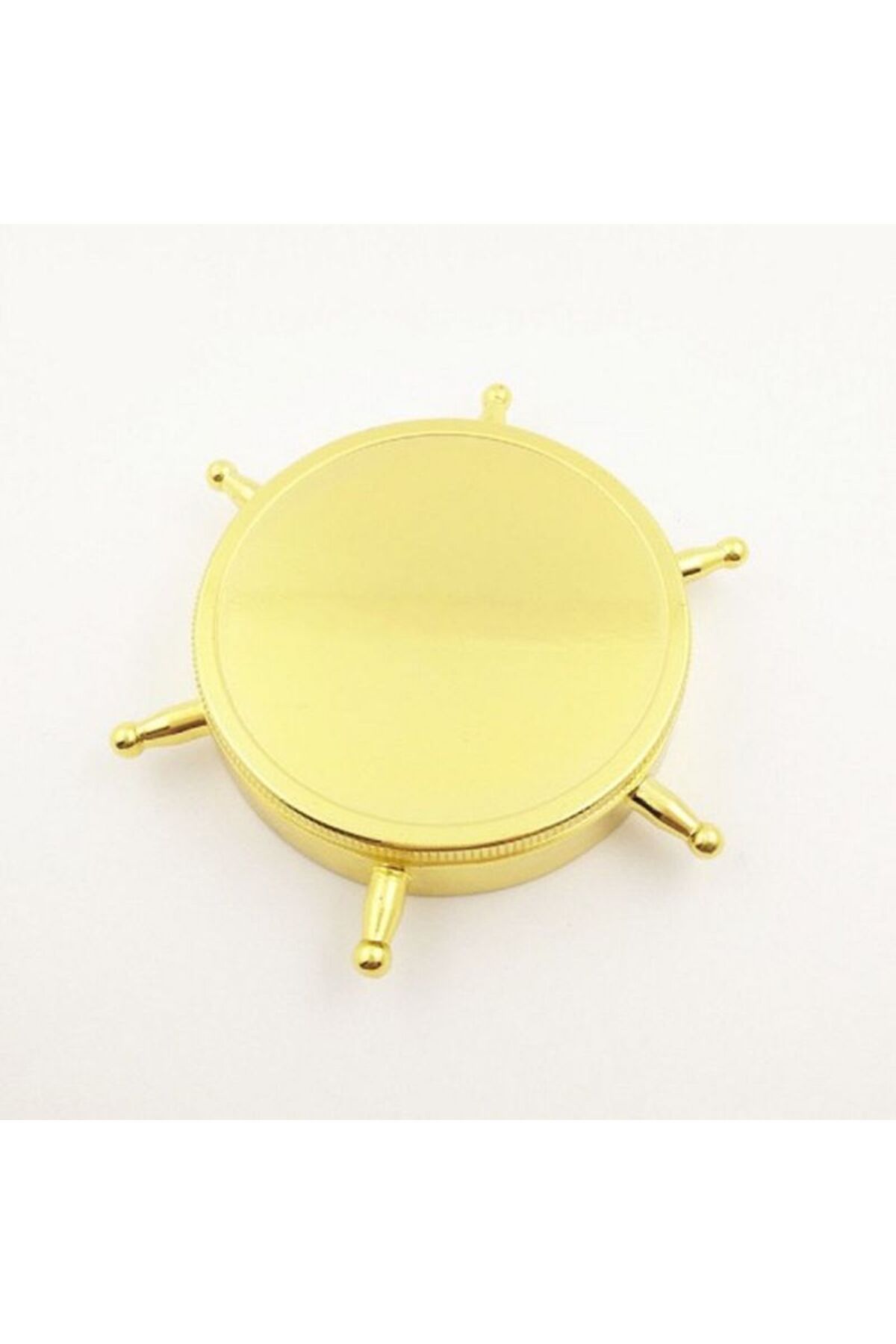 Toptan Bulurum-Aesthetic Design Rudder Model Brass Compass 2