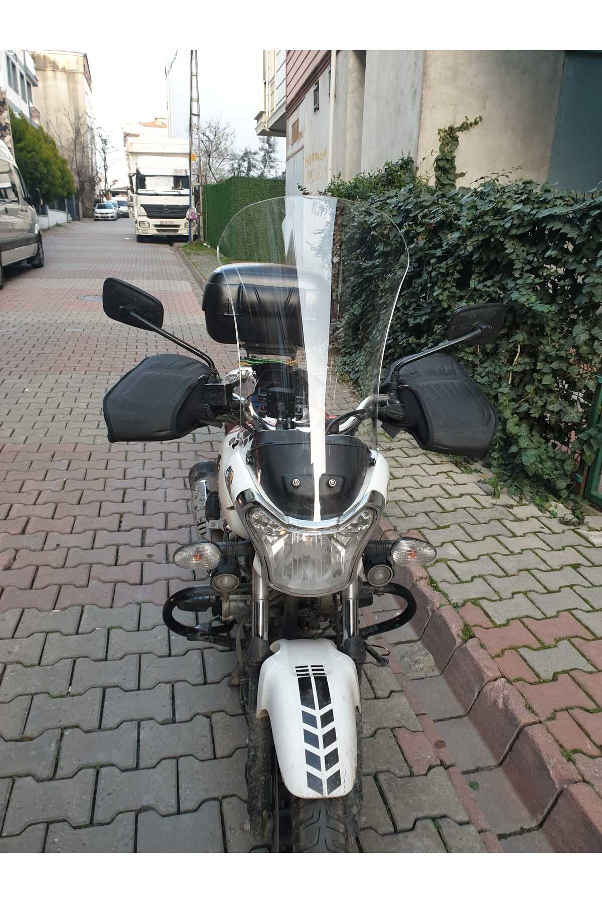 Bajaj V15 Siperlik Ön Cam 2017 2018 Model 57cm Şeffaf Renkli 4mm