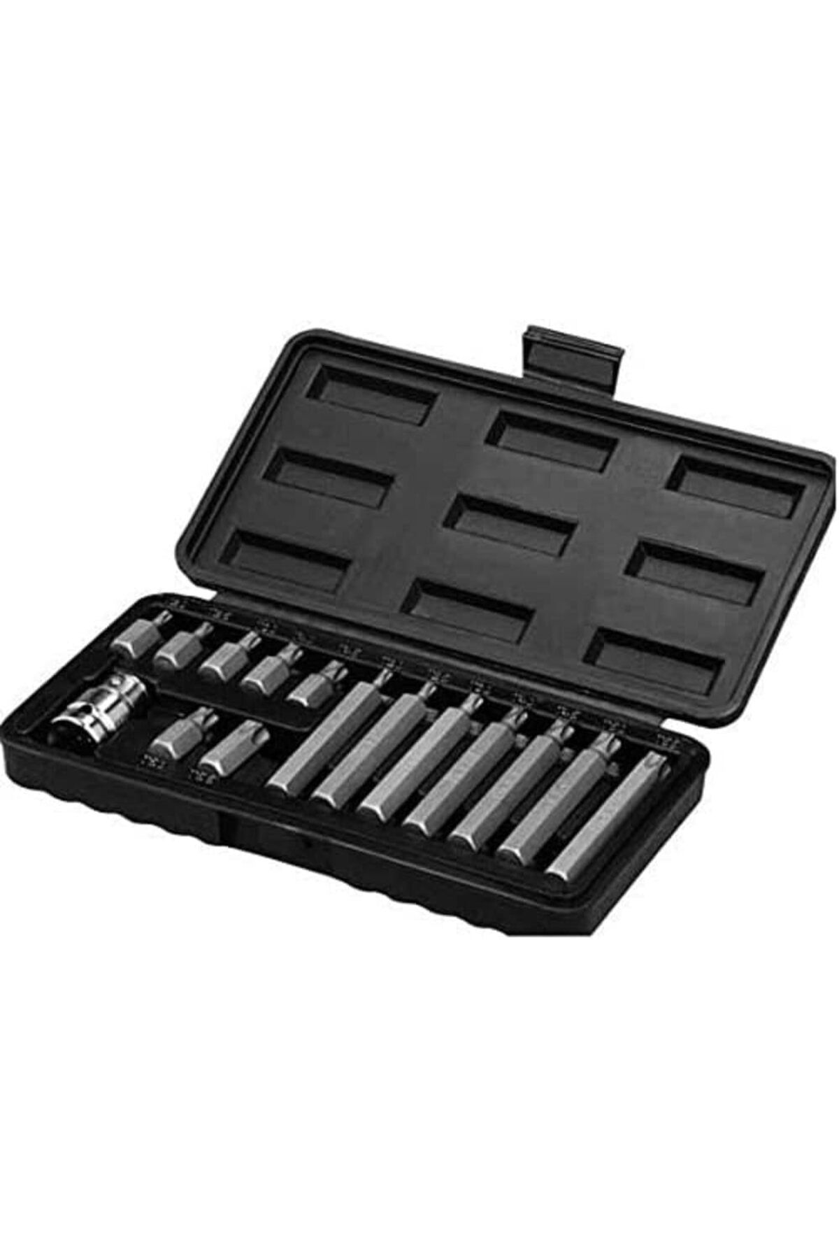 STOREMAX OtantikShop W 2243, Torx Bits Uç Seti 15 Parça, Gri, Siyah Trndy 1017785