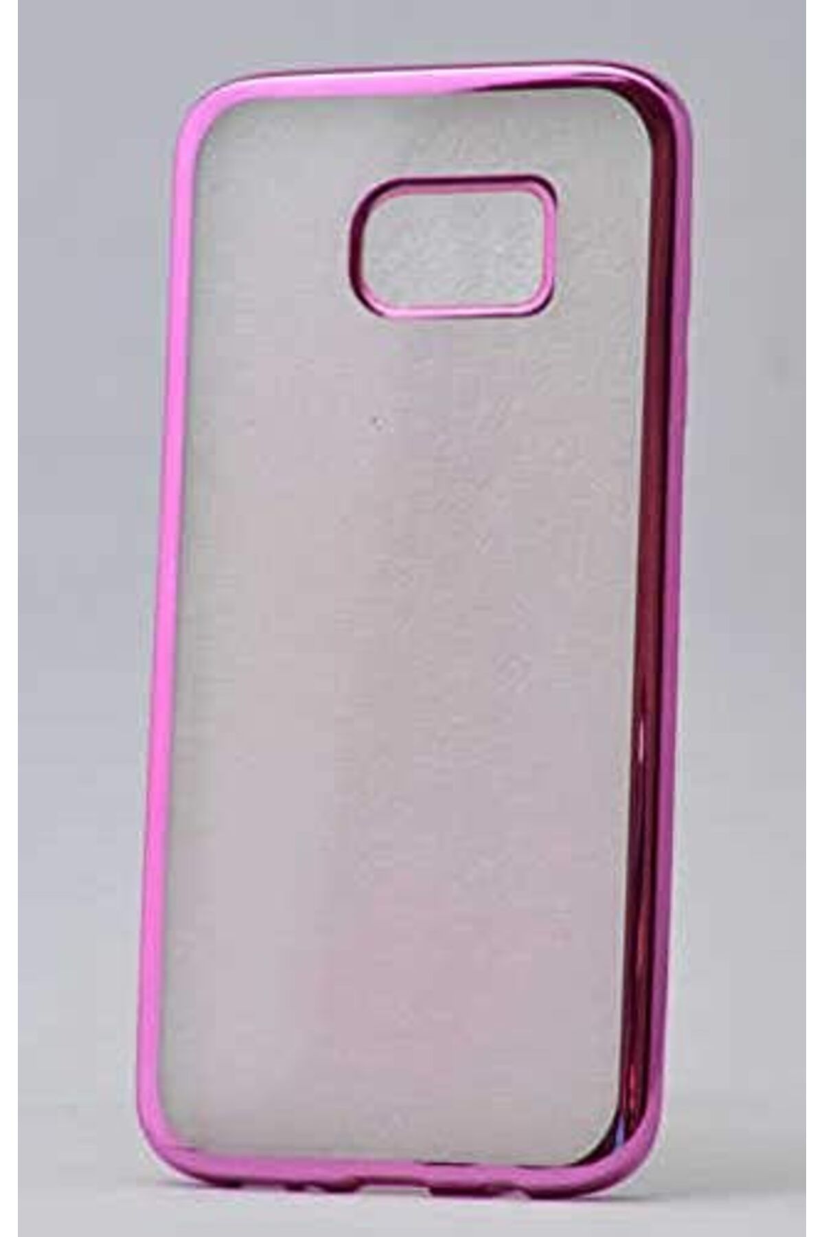 STOREMAX ezlgrup Galaxy S6 Edge Uyumlu Lazer Kesim Yumuşak Silikon Kılıf (Pembe) trendy 971895