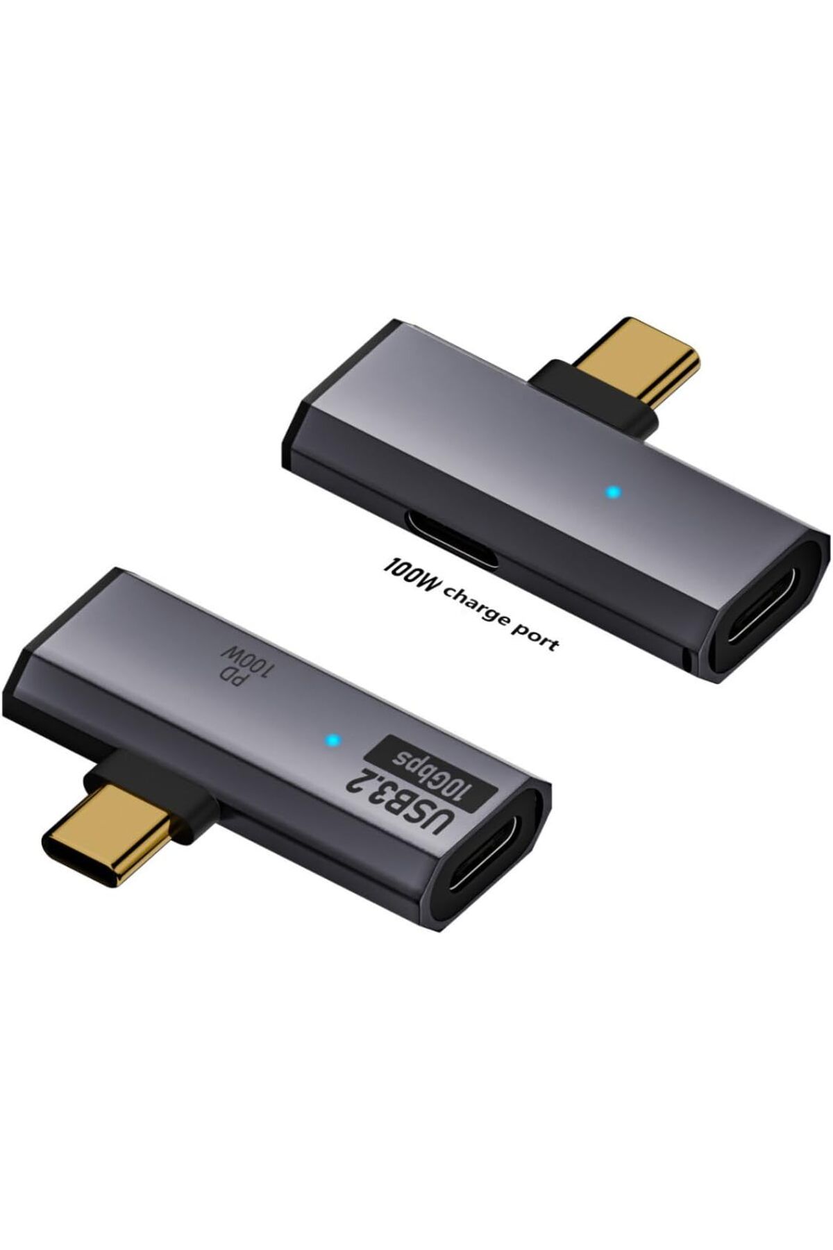 STOREMAX efshopx Type C To 2 USB3.2 100W 10Gbps Veri Aktarımı Kulaklık Müzik Dinleme Dönüştürücü Ç