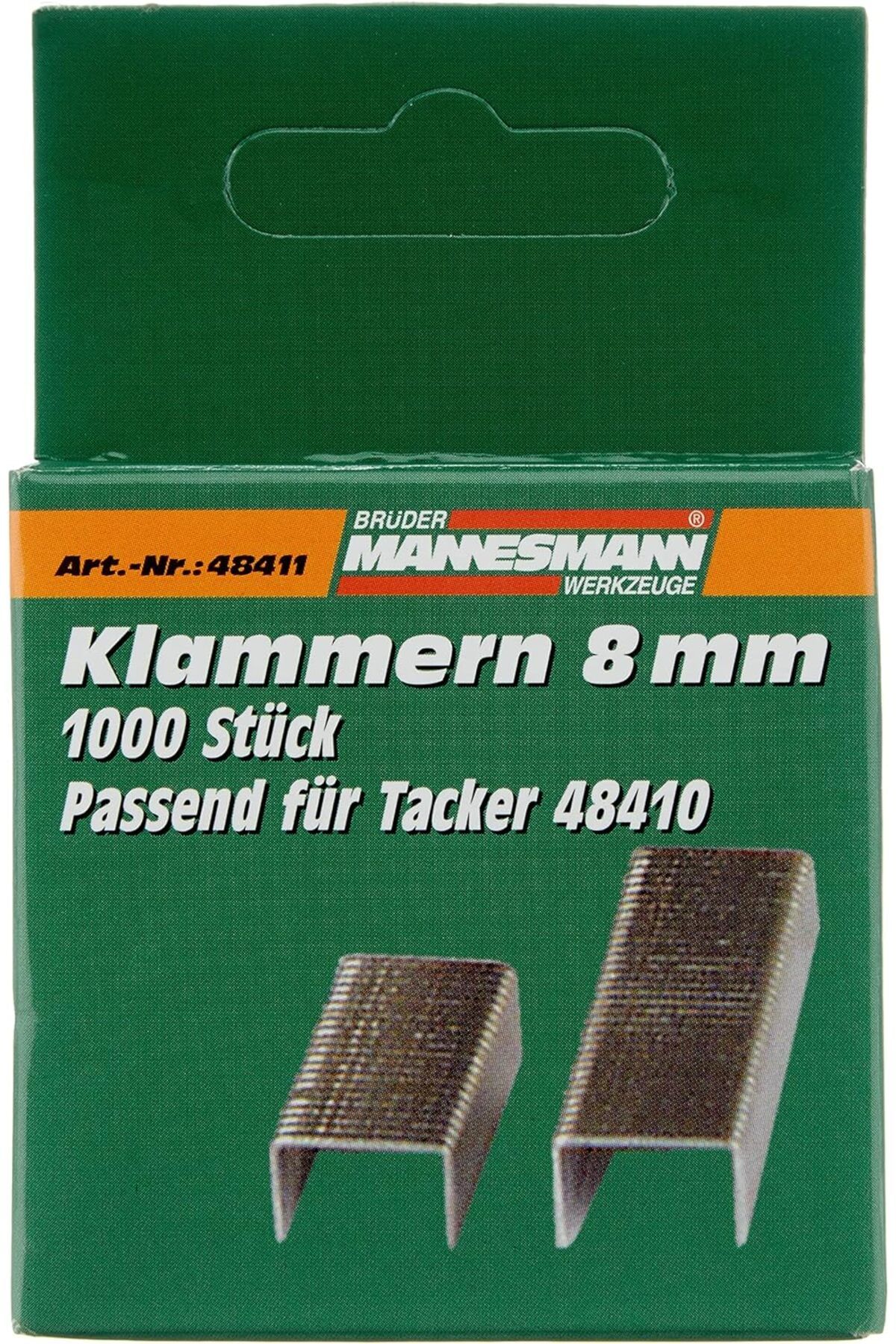 MCreative crashop Mannesmann Yedek Zımba Telleri, 8 Mm, Ürün Numarası M48410 Olan Zımbalar İçin M48411