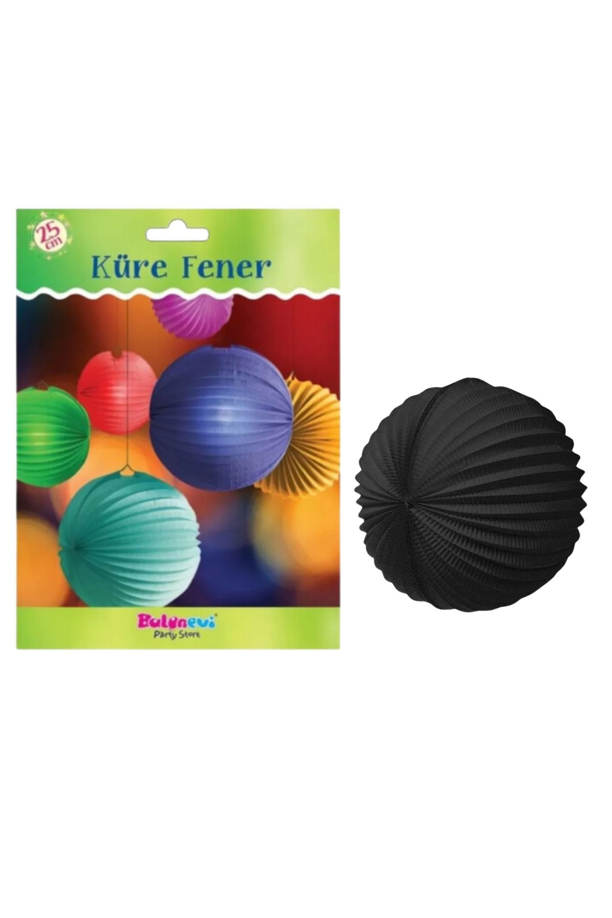 BalonEvi Carnaval Küre Fener  25 cm