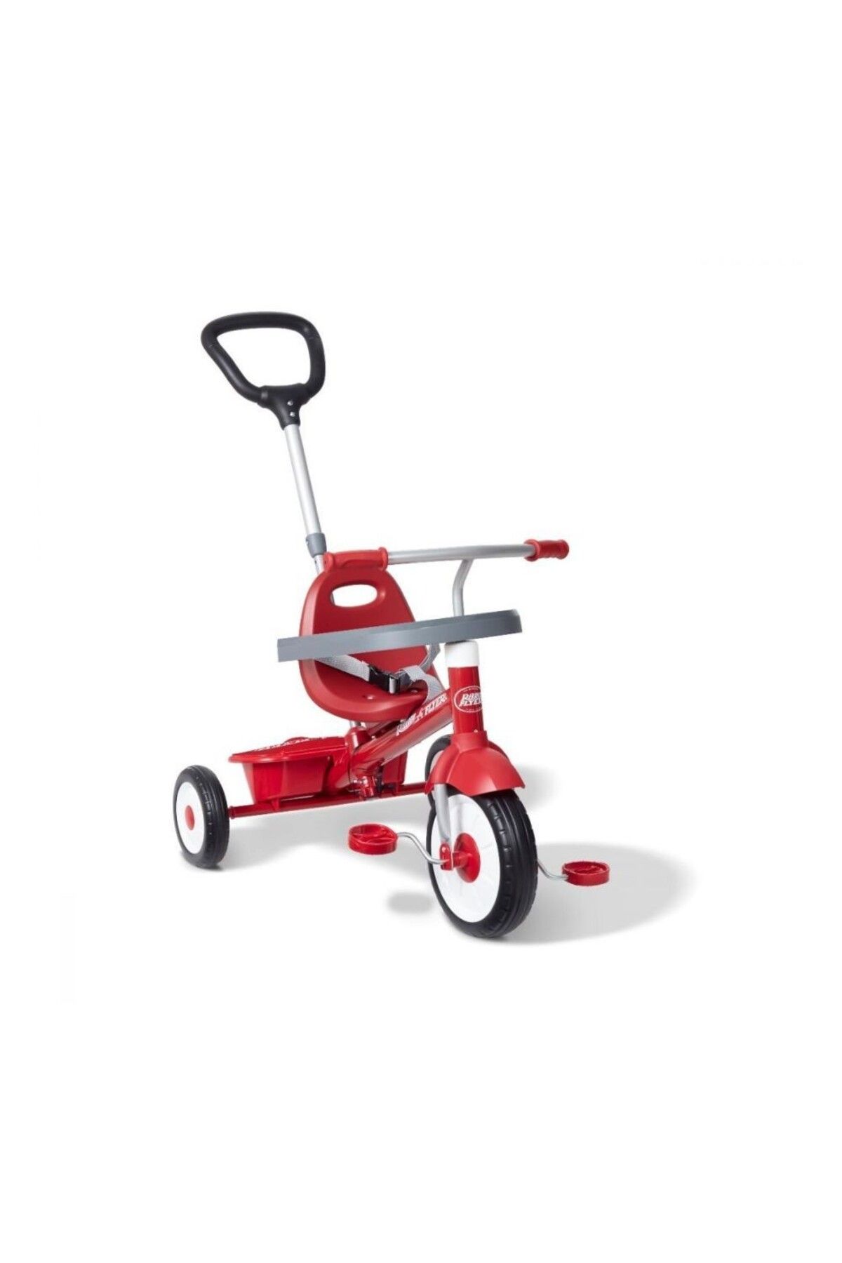 RADIO FLYER 3'ü 1 Arada Stroll 'N Trike, Ayarlanabilir İtme Kolu ve Depolama Kutusu