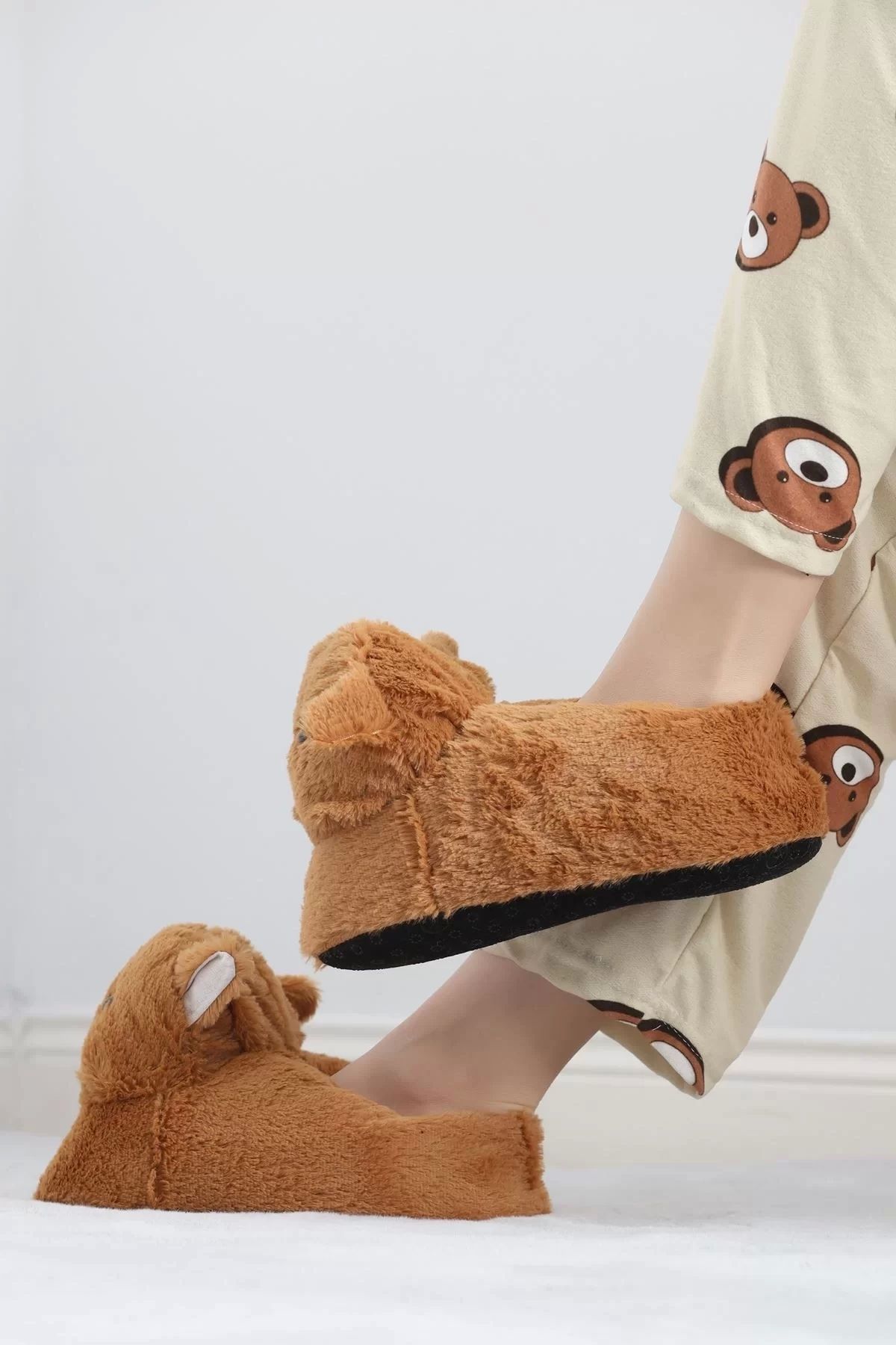 KAZAX-Animal Slippers Tan - 20132.264. 6