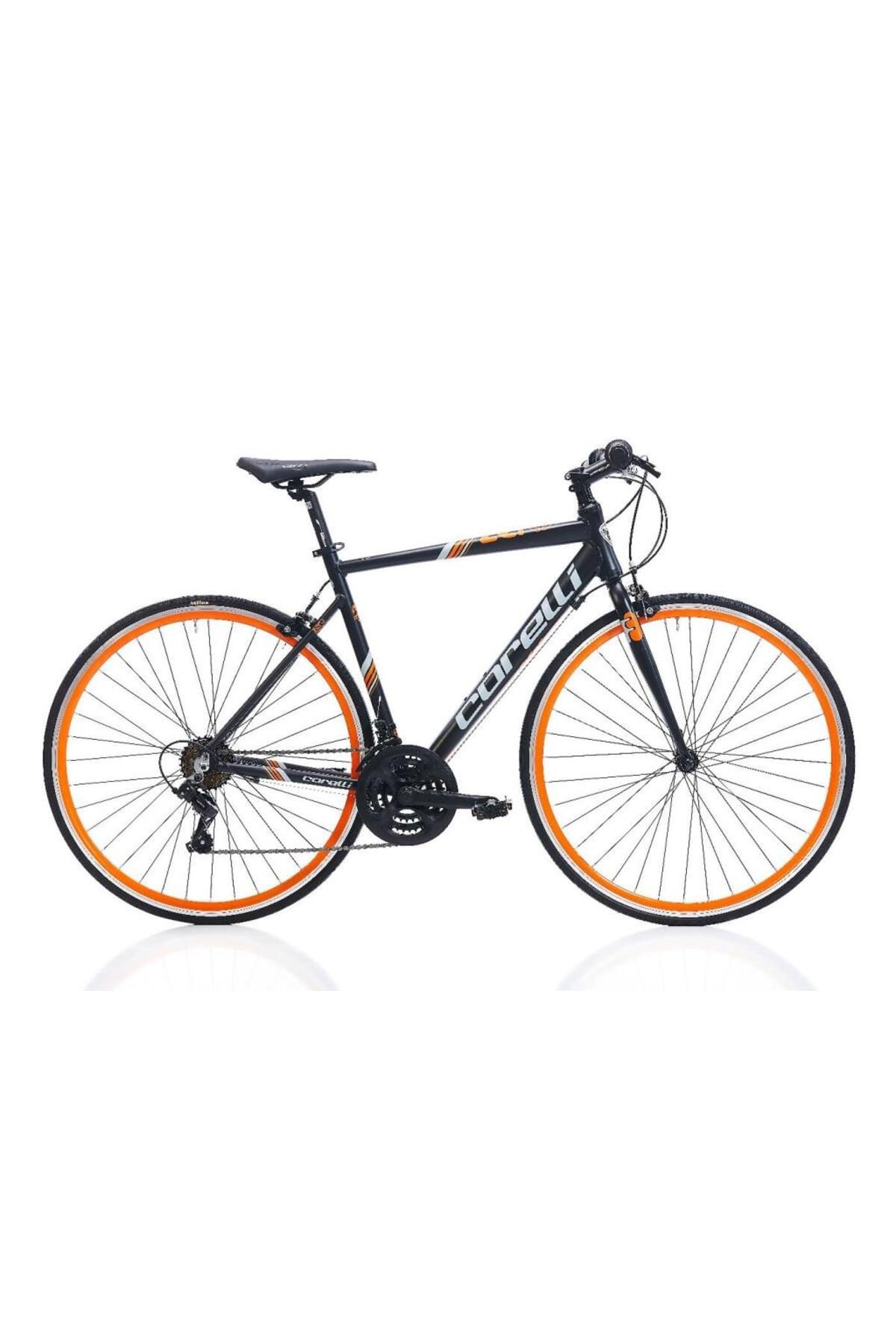 Corelli Fitbike Zero Koyu Gri - Turuncu 57cm