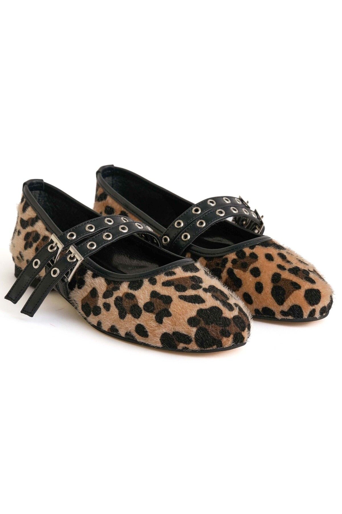 کفش دو بند Enodia PEACH LEOPARD PLUSH