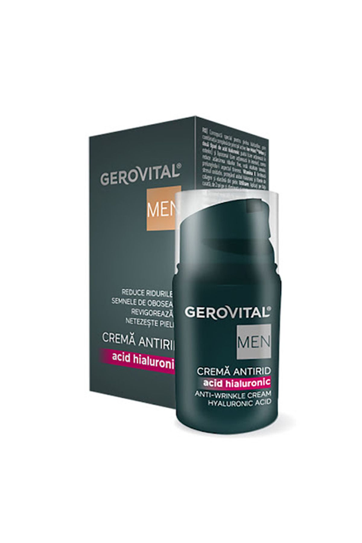 GEROVITAL-MEN CREMA ANTIRID AC HIALURONIC 30ml 1