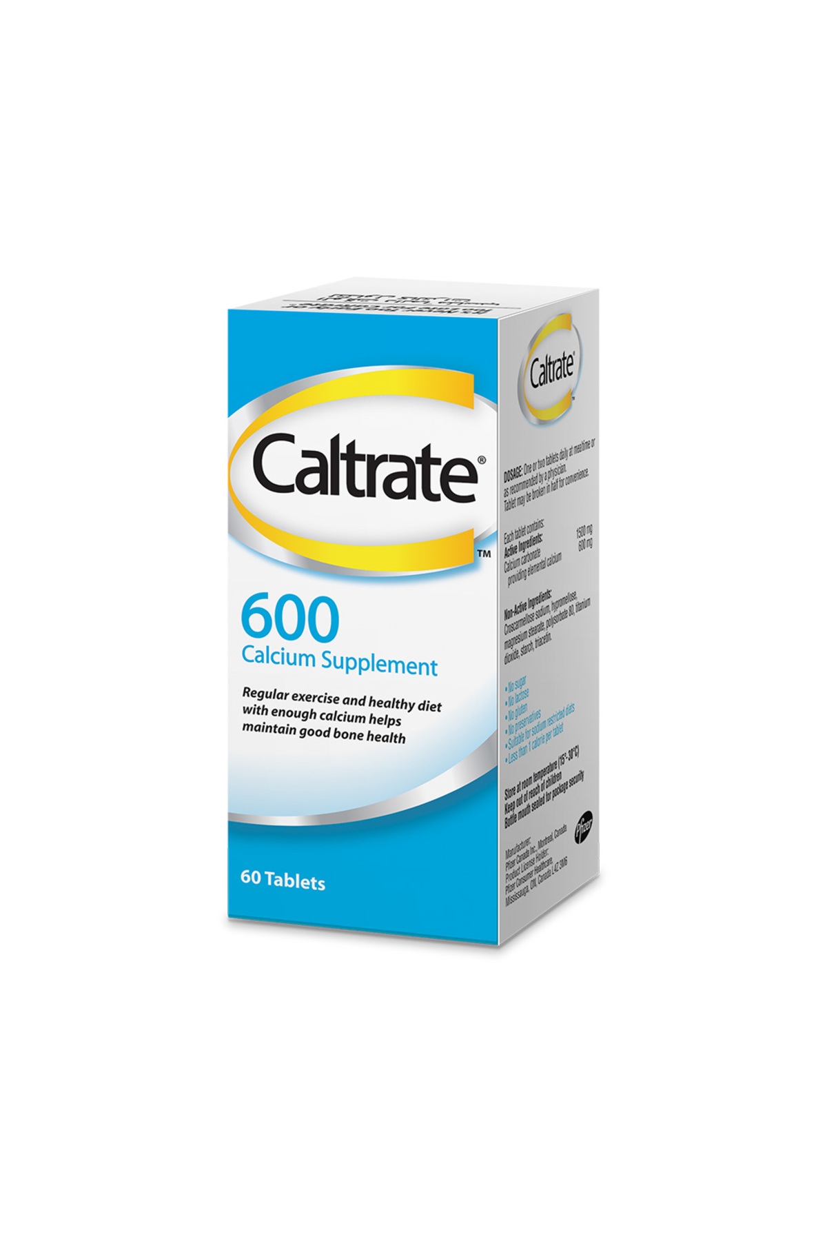 Pfizer-Caltrate 600 Mg Calcium Tab 60S 1