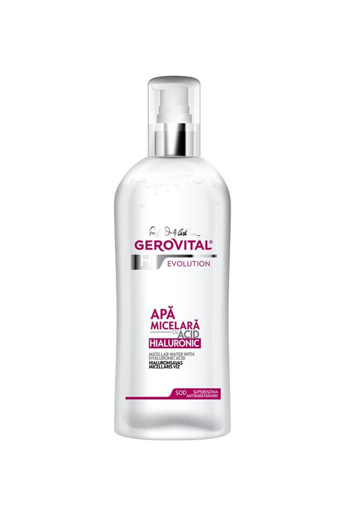GEROVITAL-H3 EVOLUTION APA MICELARA ACID HIALURONIC 150ml 1