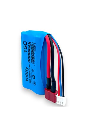 VOLTIFY ENERJİ Voltify  7.4v 18650 3000mAh 15C  RC oyuncak pili
